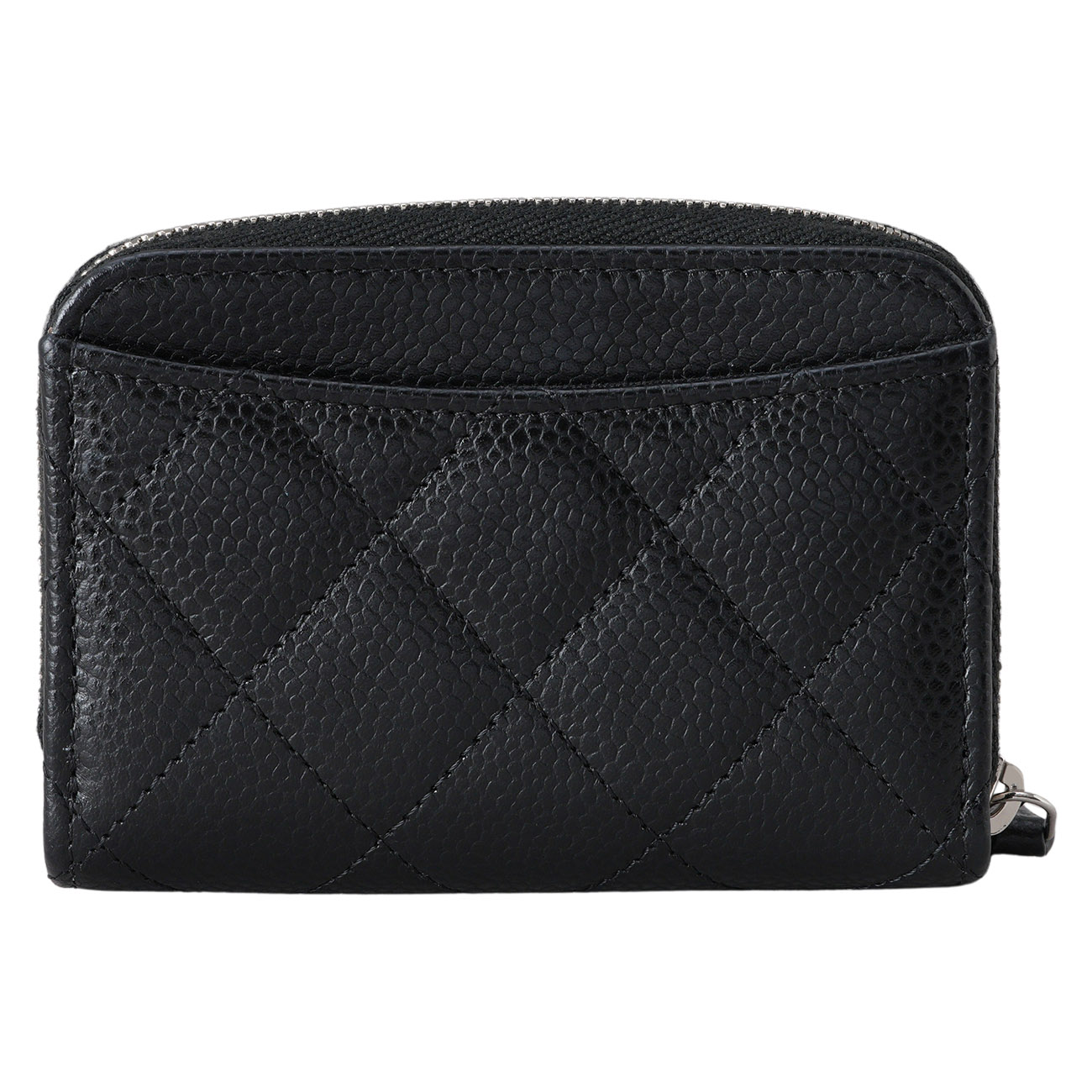 CHANEL(USED)샤넬 캐비어 클래식 지퍼 카드지갑