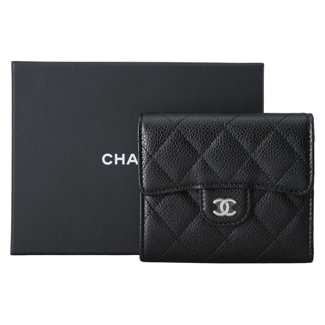 CHANEL(USED)샤넬 캐비어 클래식 반지갑