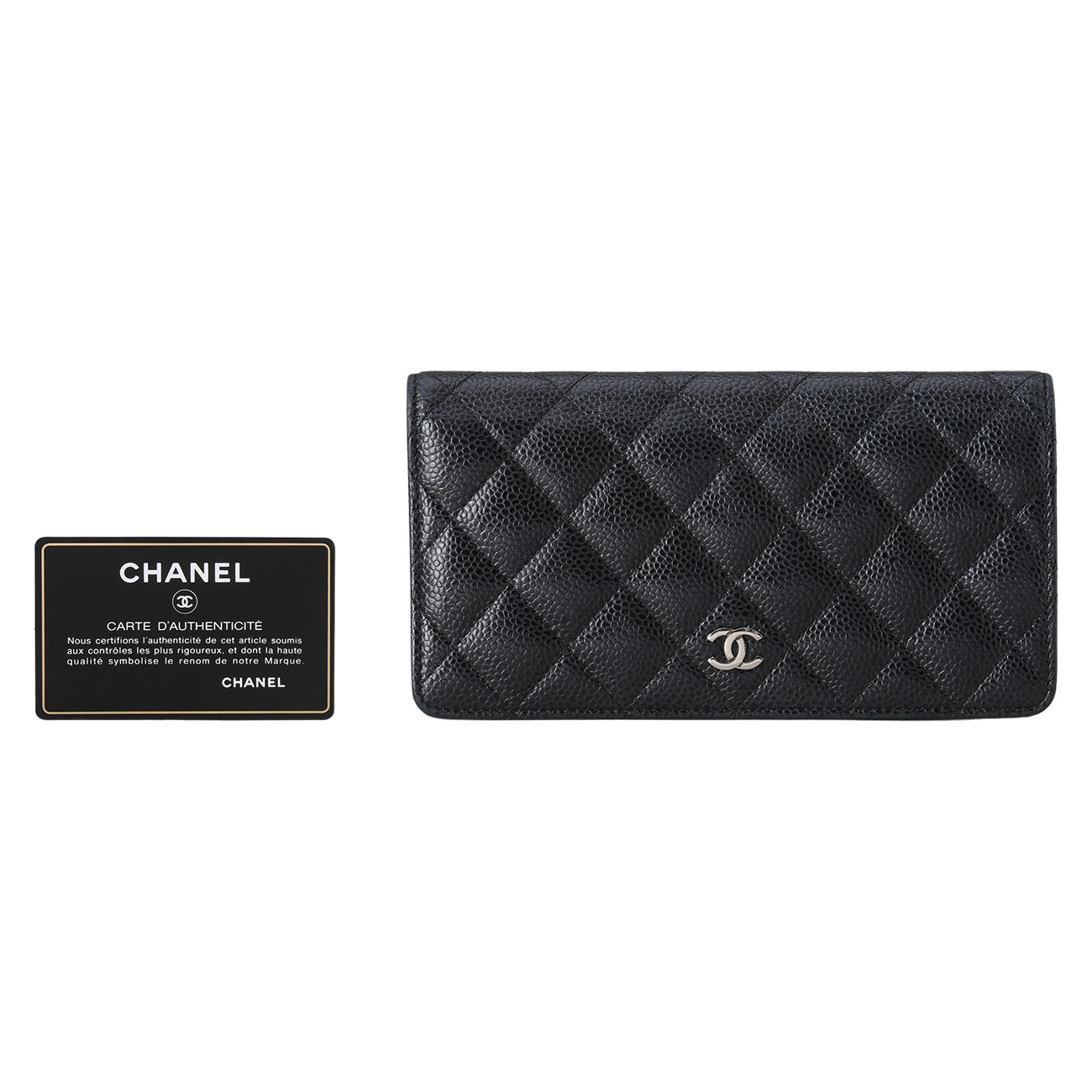 CHANEL(USED)샤넬 캐비어 클래식 플랩 장지갑