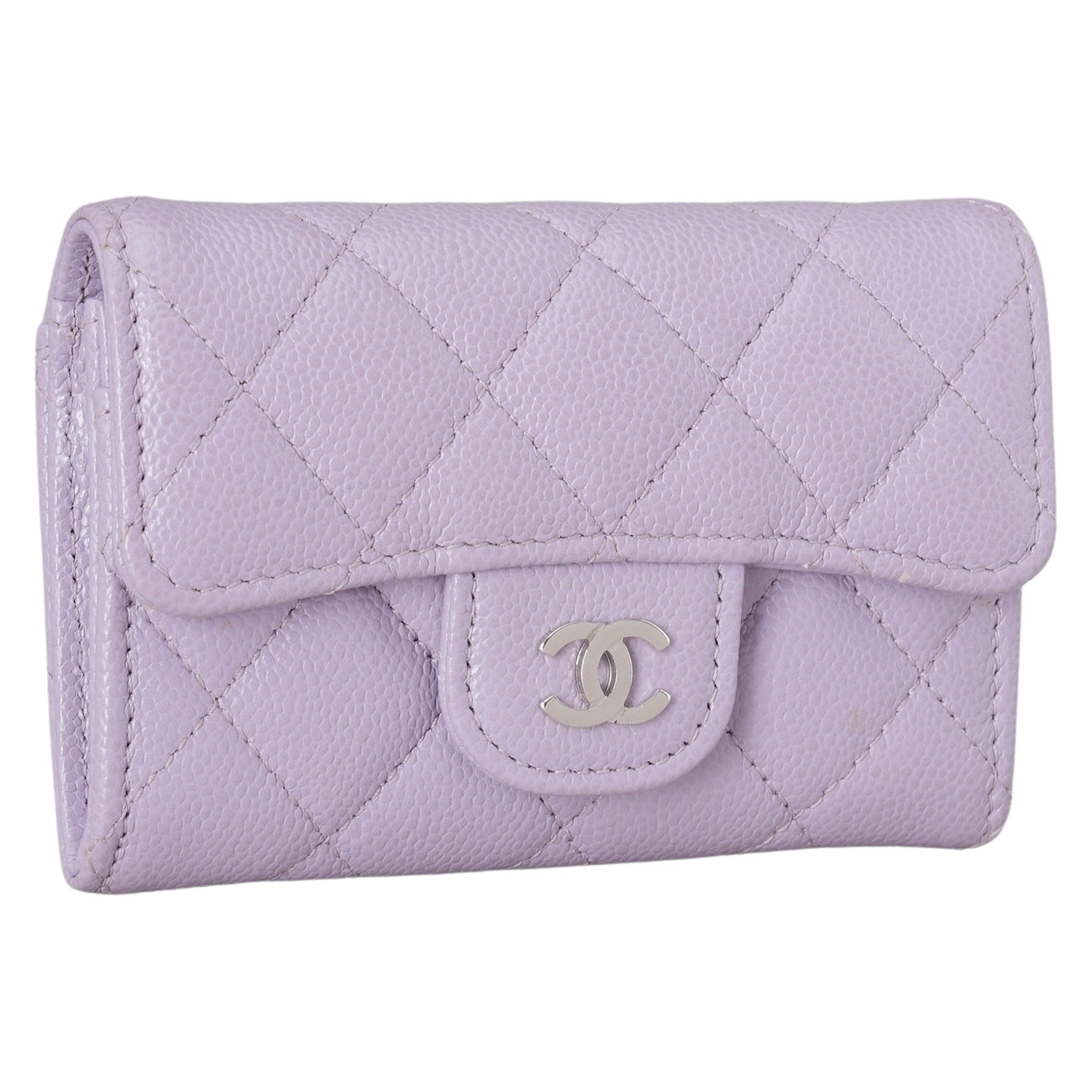 CHANEL(USED)샤넬 AP0214 캐비어 클래식 카드지갑