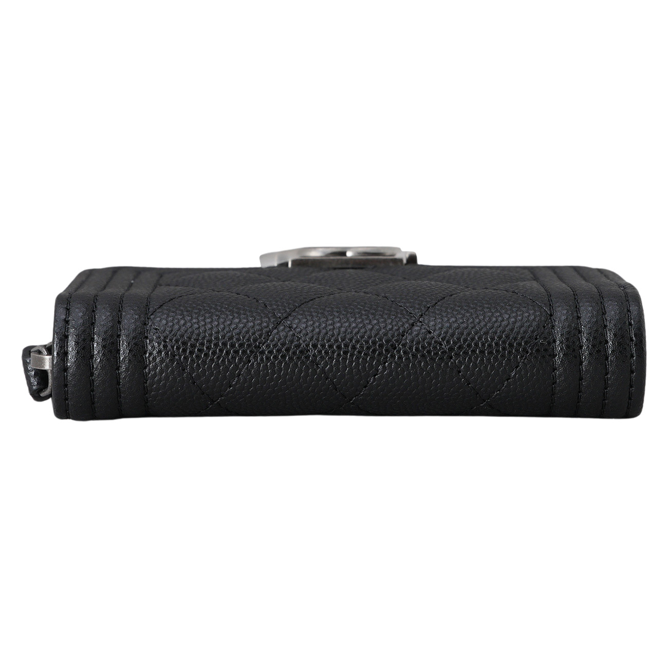 CHANEL(USED)샤넬 A80602 캐비어 보이샤넬 카드지갑