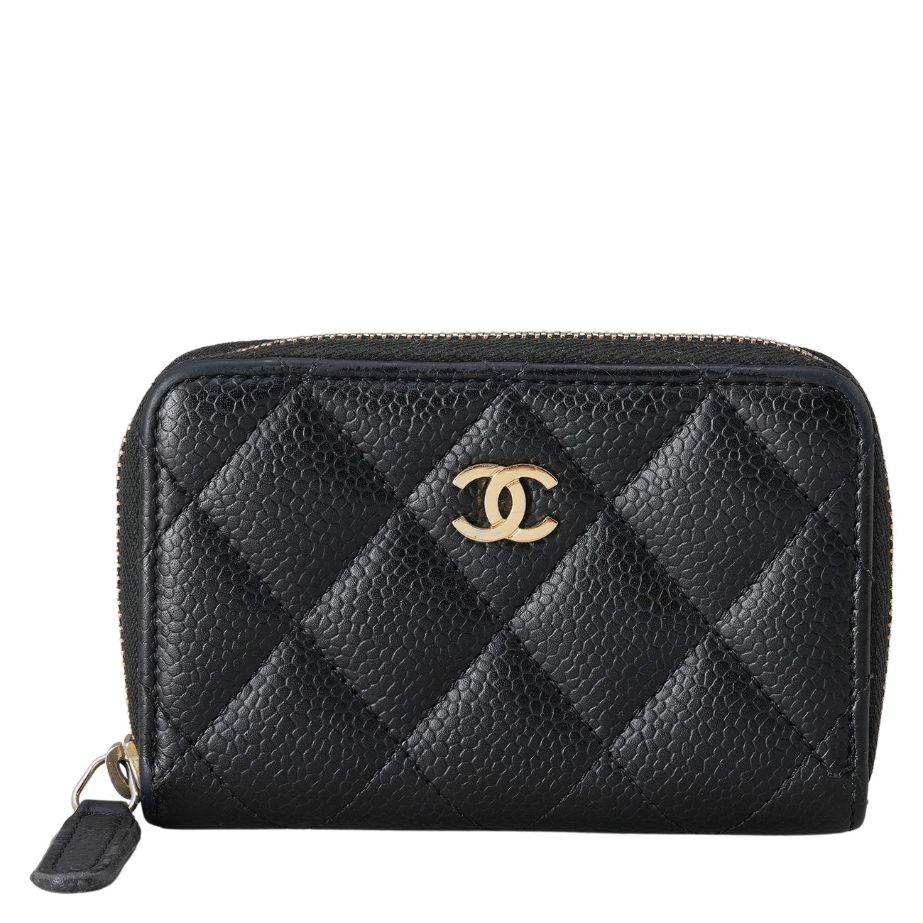 CHANEL(USED)샤넬 AP0216 캐비어 클래식 지퍼 지갑