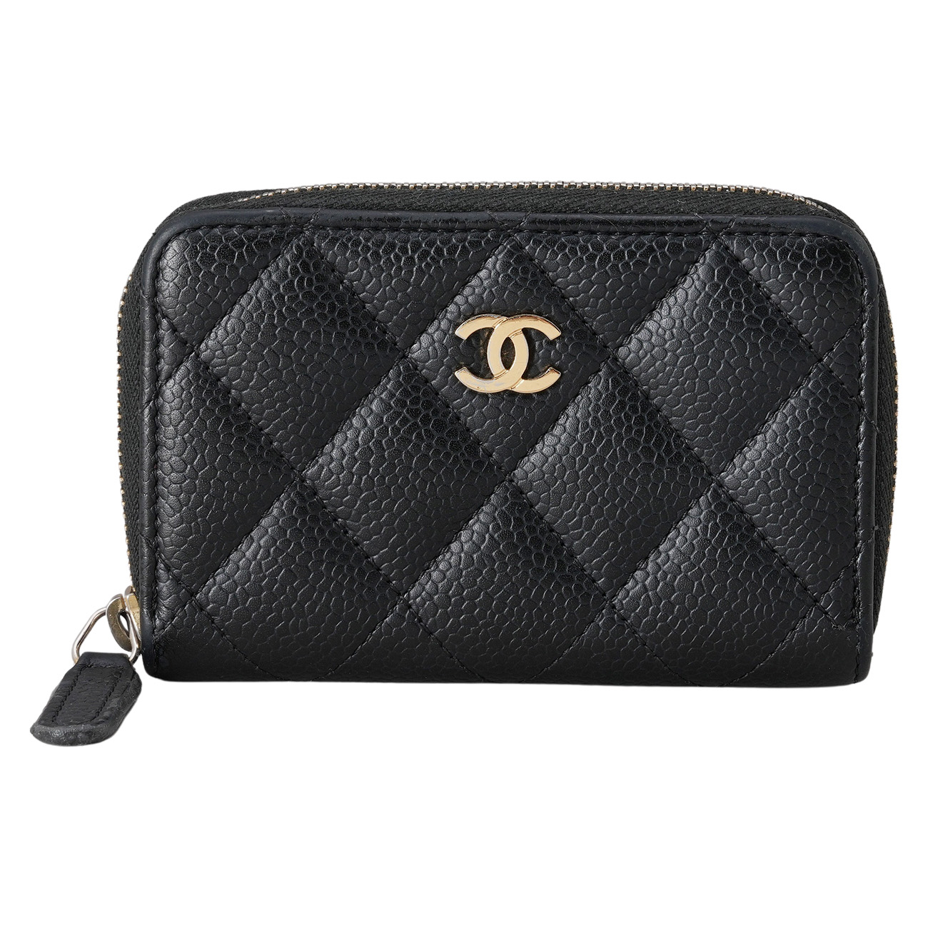 CHANEL(USED)샤넬 AP0216 캐비어 클래식 지퍼 지갑