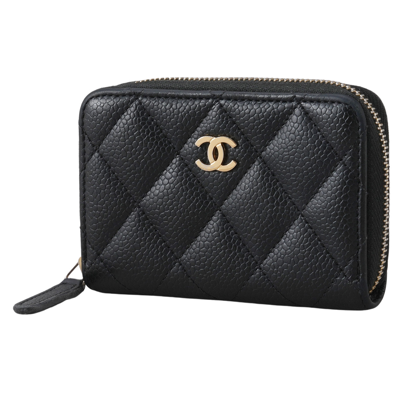 CHANEL(USED)샤넬 AP0216 캐비어 클래식 지퍼 지갑