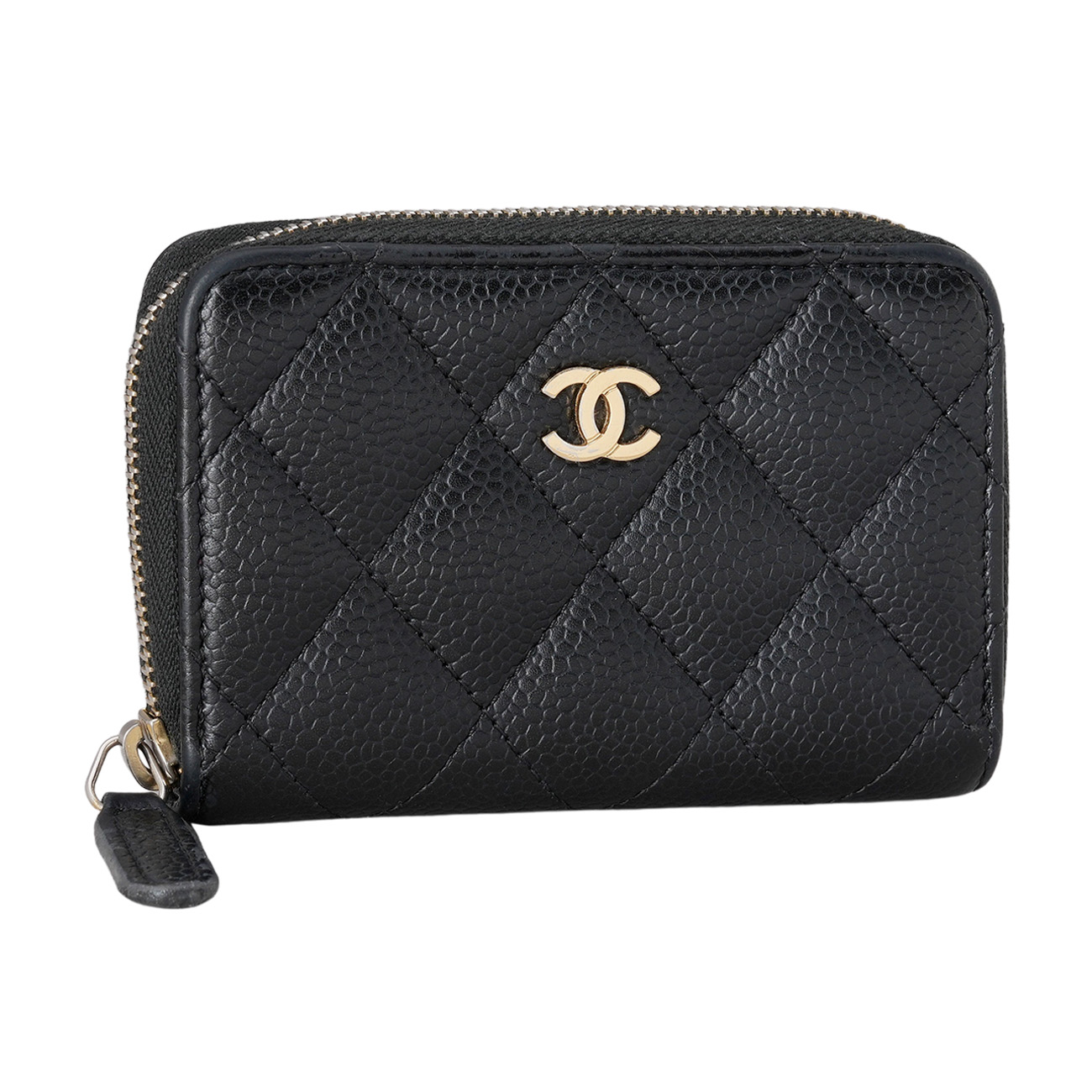 CHANEL(USED)샤넬 AP0216 캐비어 클래식 지퍼 지갑