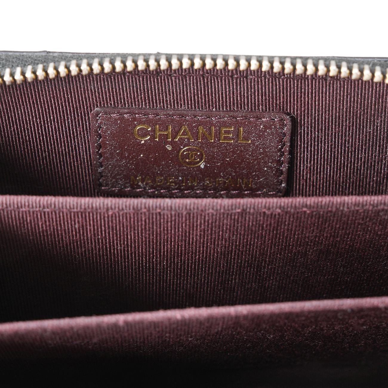 CHANEL(USED)샤넬 AP0216 캐비어 클래식 지퍼 지갑