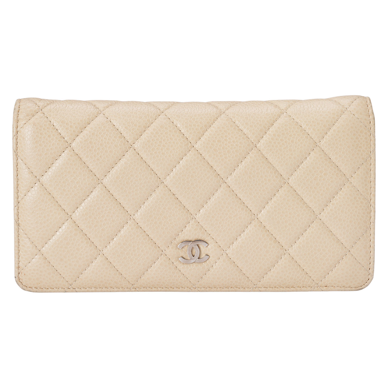 CHANEL(USED)샤넬 캐비어 플랩 장지갑