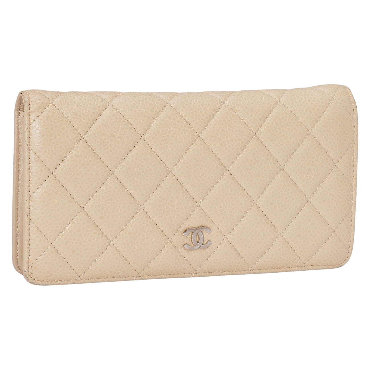CHANEL(USED)샤넬 캐비어 플랩 장지갑
