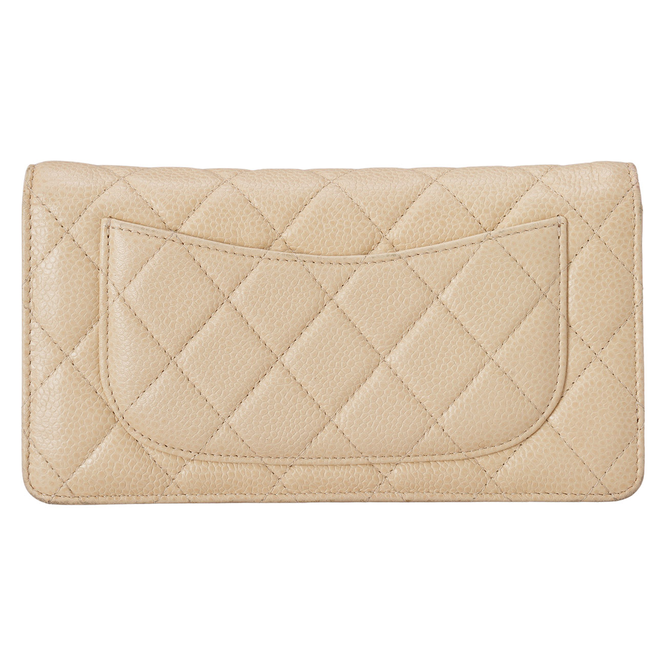 CHANEL(USED)샤넬 캐비어 플랩 장지갑