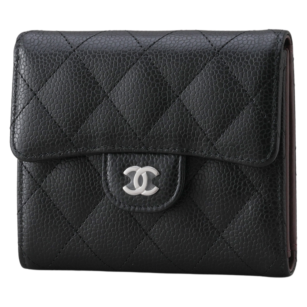 CHANEL(USED)샤넬 AP0231 캐비어 클래식 반지갑