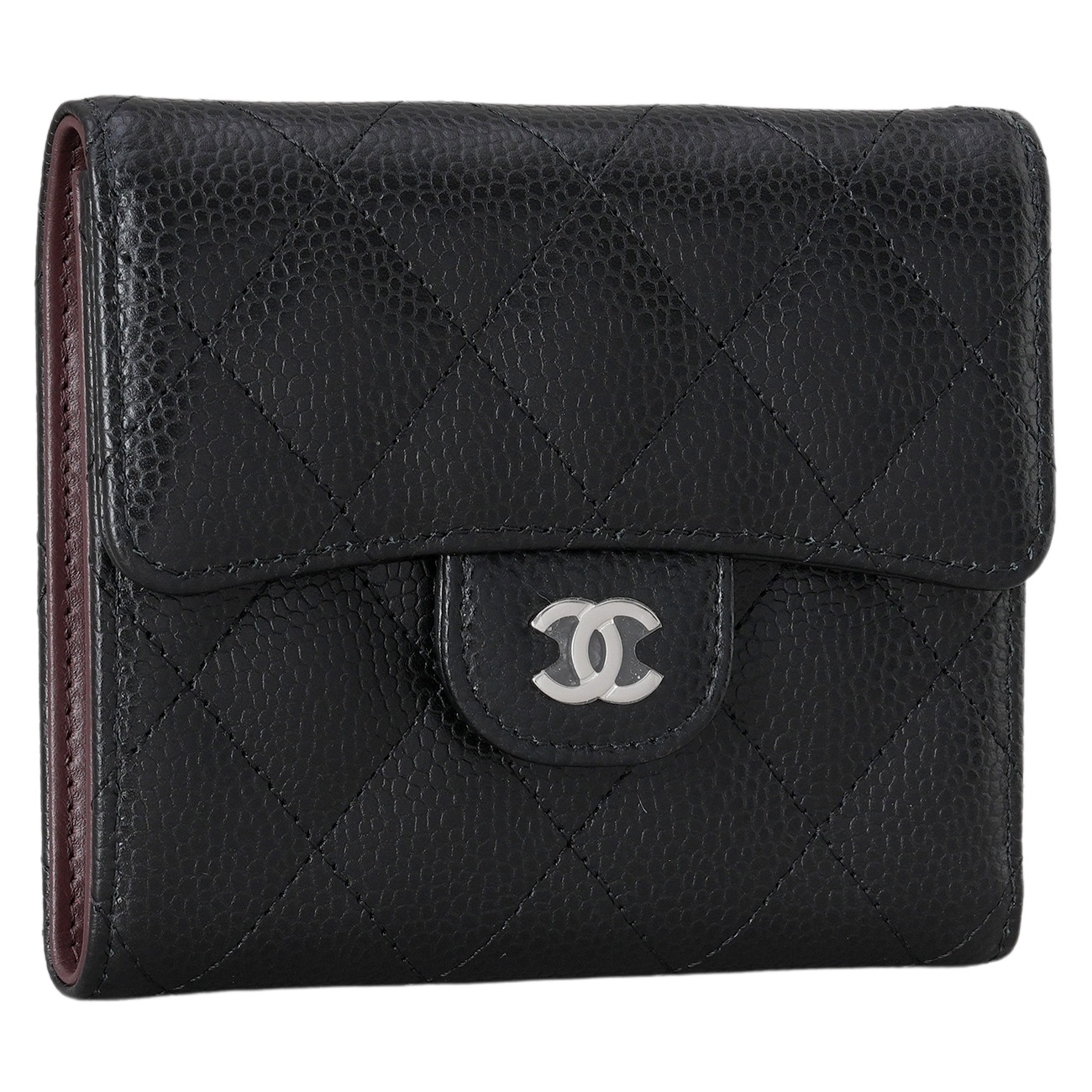 CHANEL(USED)샤넬 AP0231 캐비어 클래식 반지갑