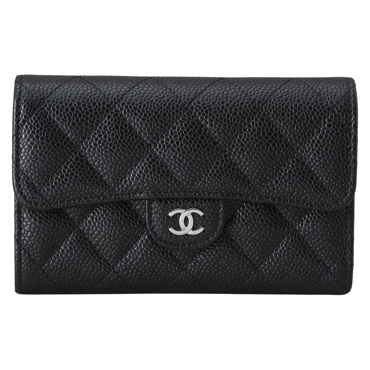 CHANEL(USED)샤넬 AP0232 클래식 캐비어 중지갑