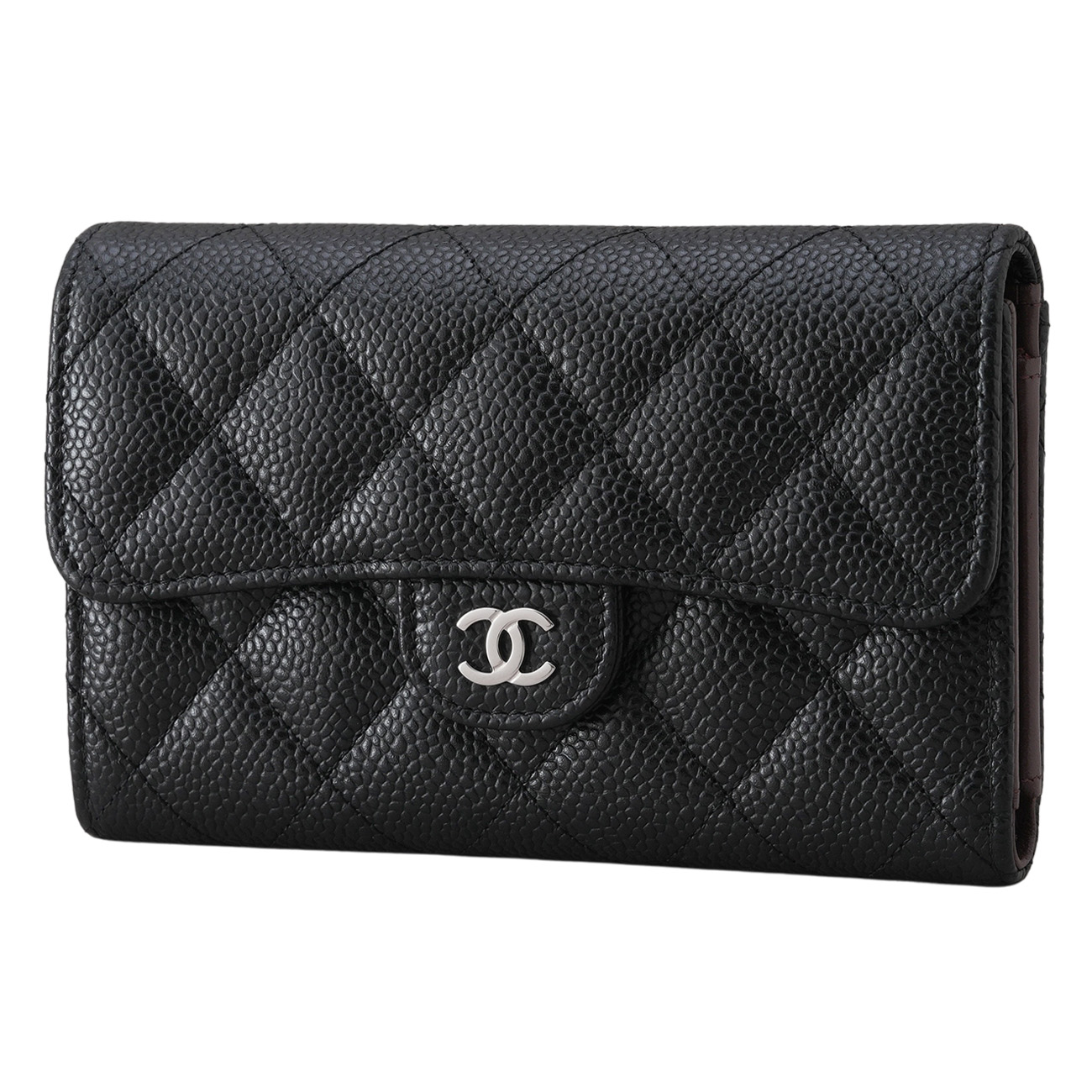 CHANEL(USED)샤넬 AP0232 클래식 캐비어 중지갑