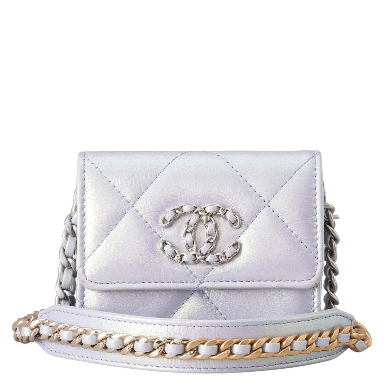 CHANEL(USED)샤넬 CC로고 체인 지갑