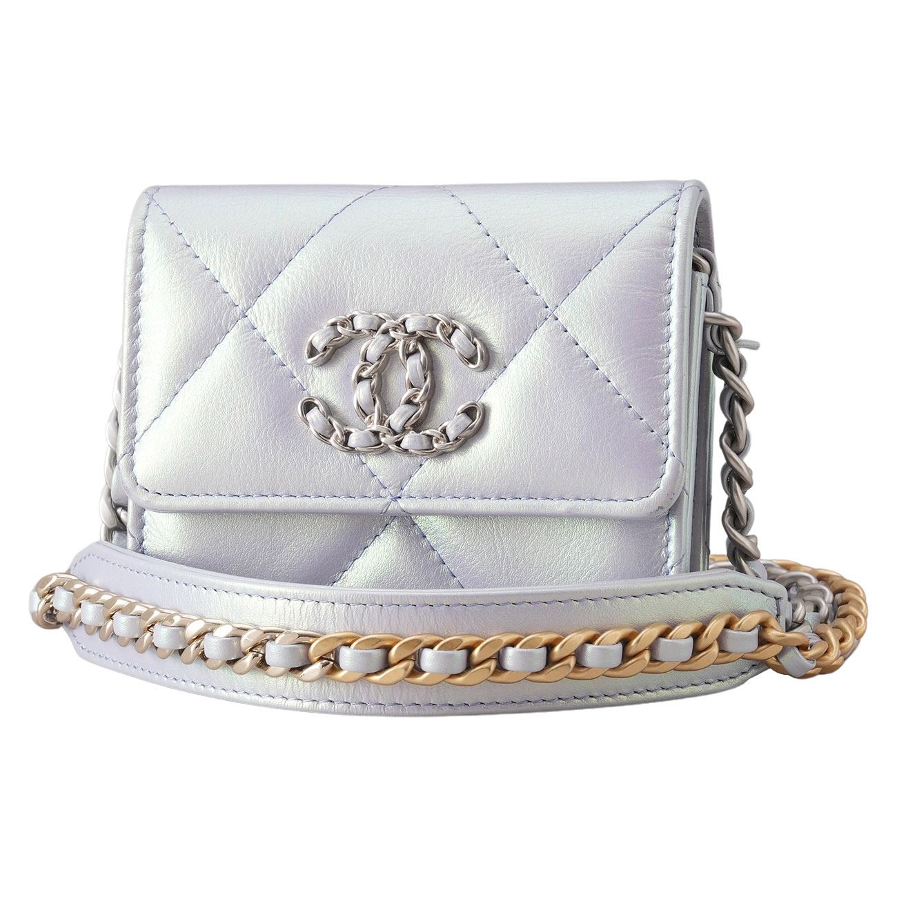 CHANEL(USED)샤넬 CC로고 체인 지갑