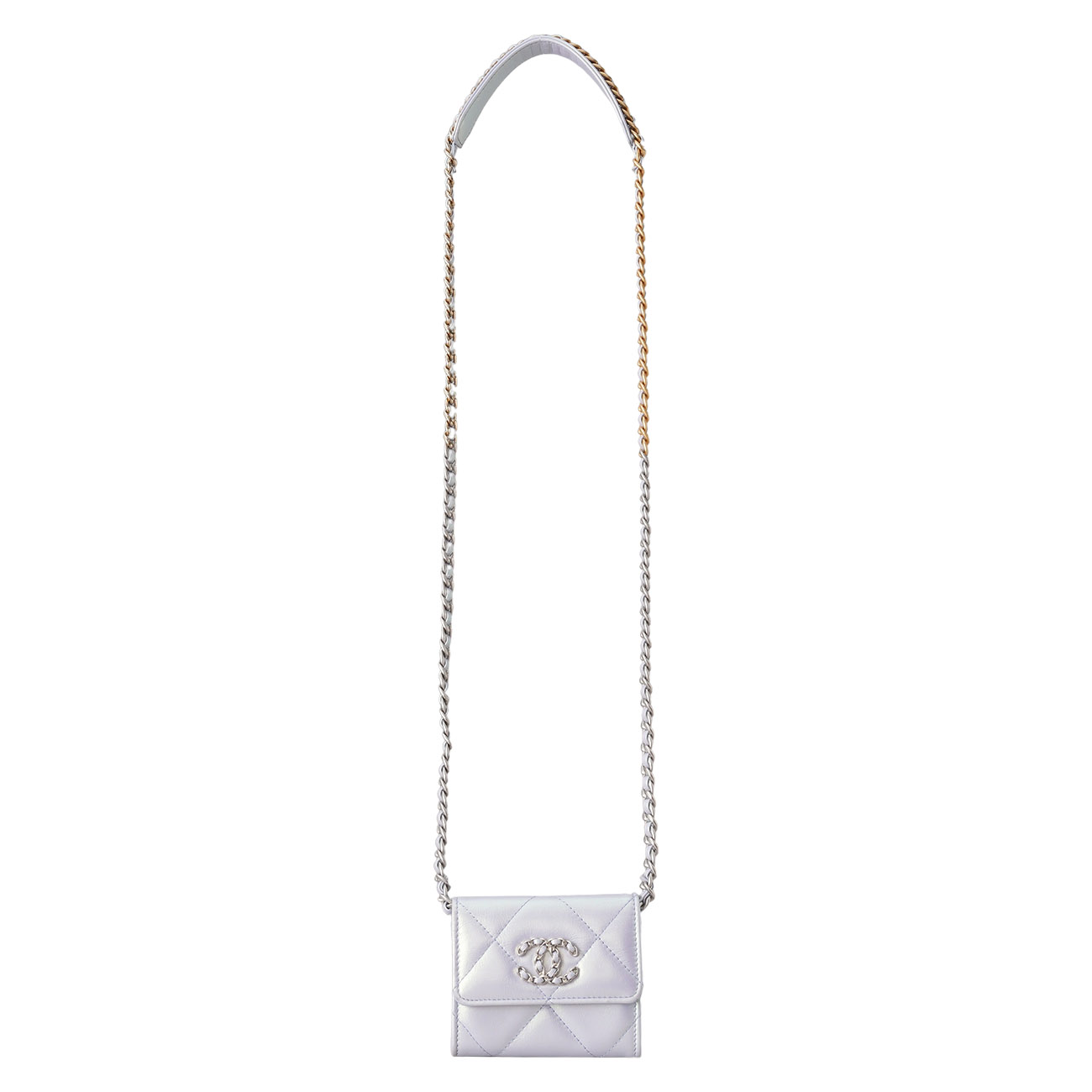 CHANEL(USED)샤넬 CC로고 체인 지갑