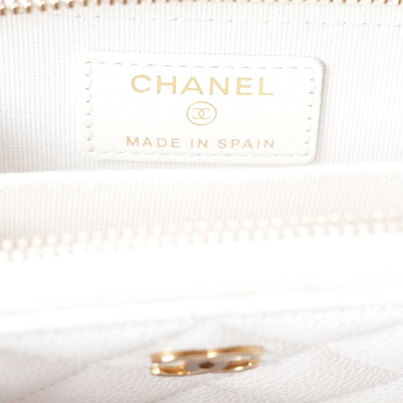 CHANEL(USED)샤넬 AP0216 캐비어 지퍼 카드지갑