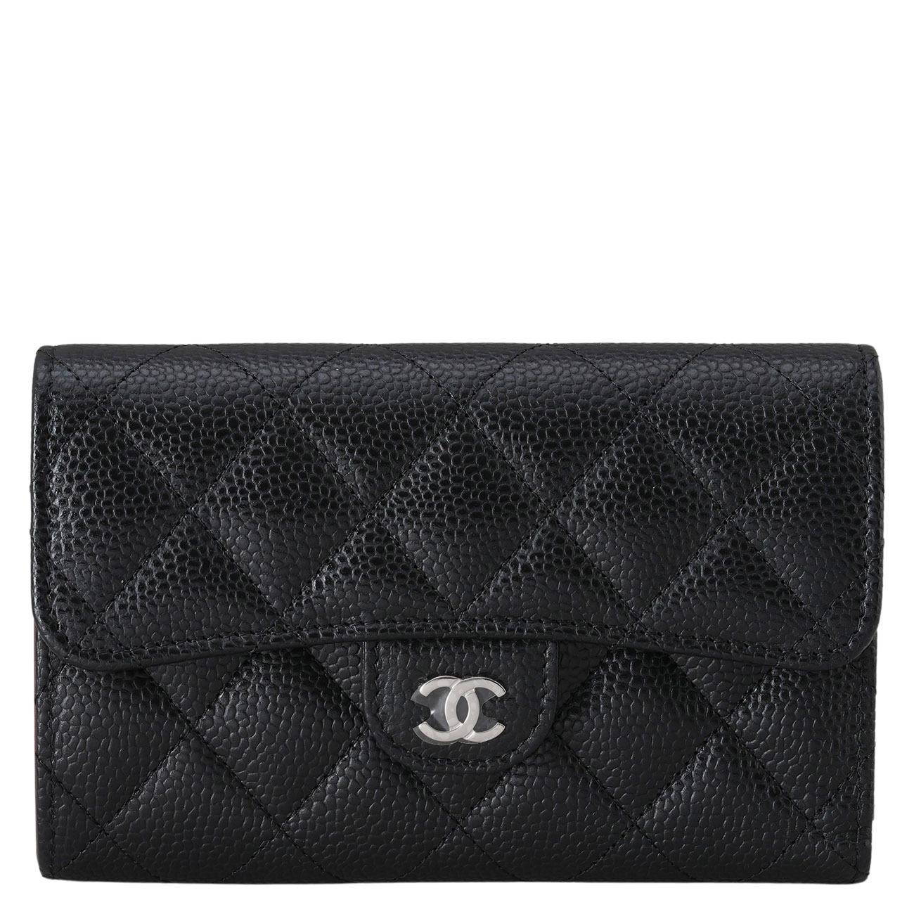 CHANEL(USED)샤넬 AP0232 캐비어 클래식 중지갑