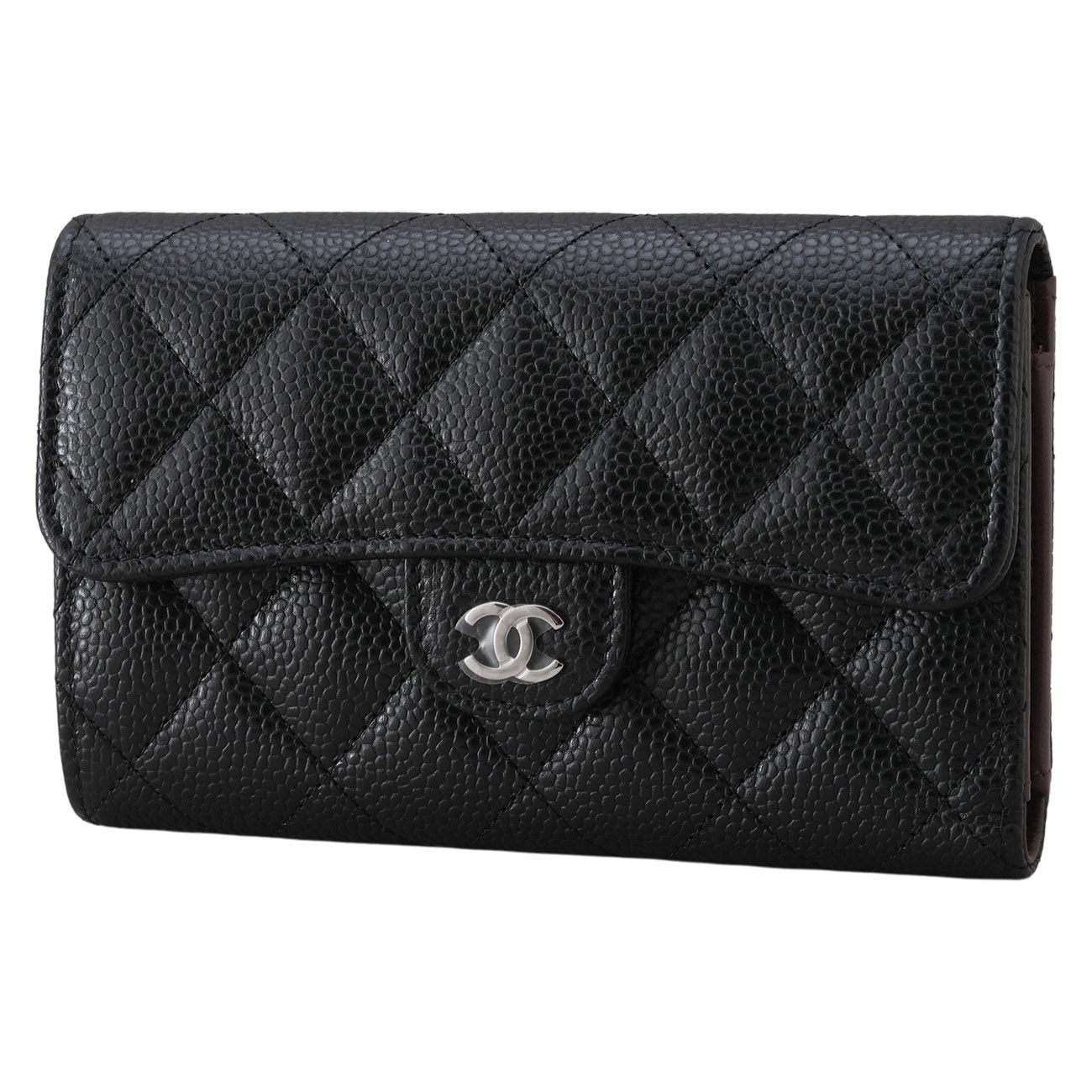 CHANEL(USED)샤넬 AP0232 캐비어 클래식 중지갑