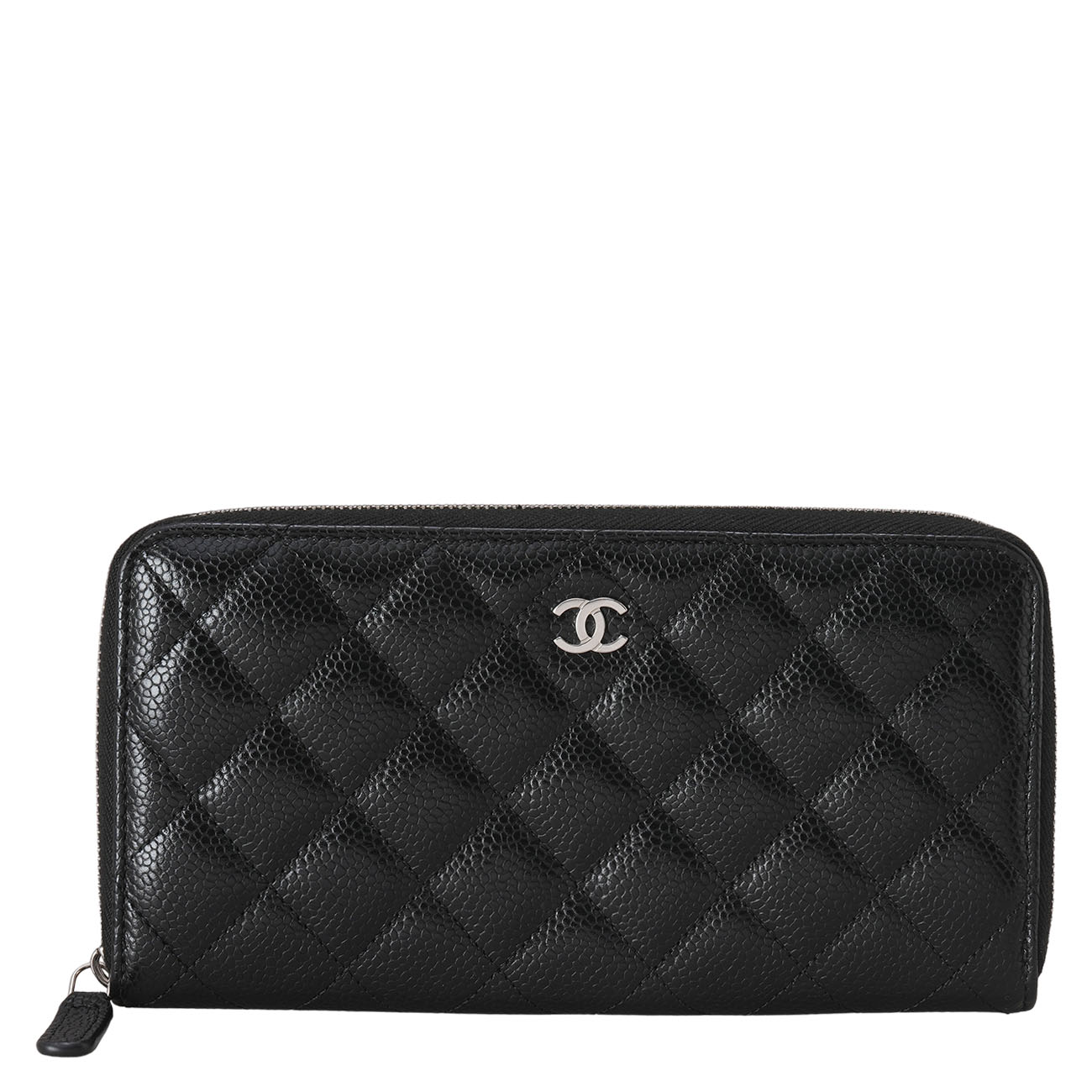 CHANEL(USED)샤넬 캐비어 클래식 지퍼 장지갑