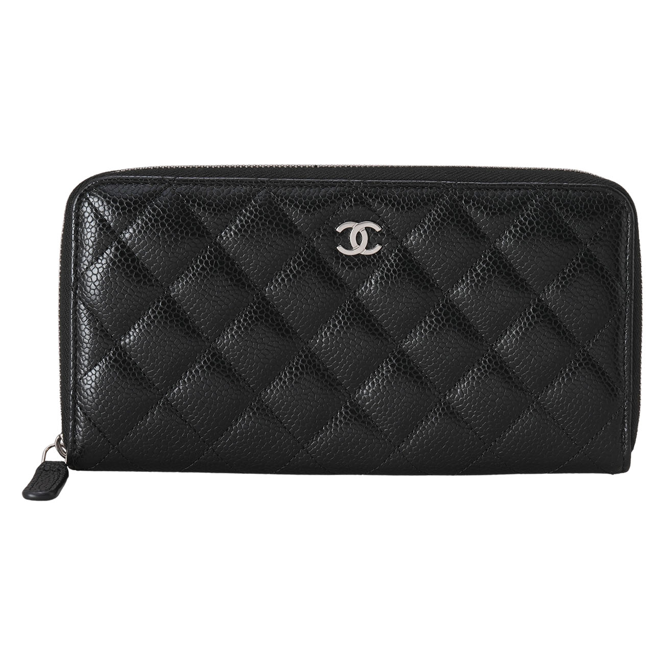 CHANEL(USED)샤넬 캐비어 클래식 지퍼 장지갑