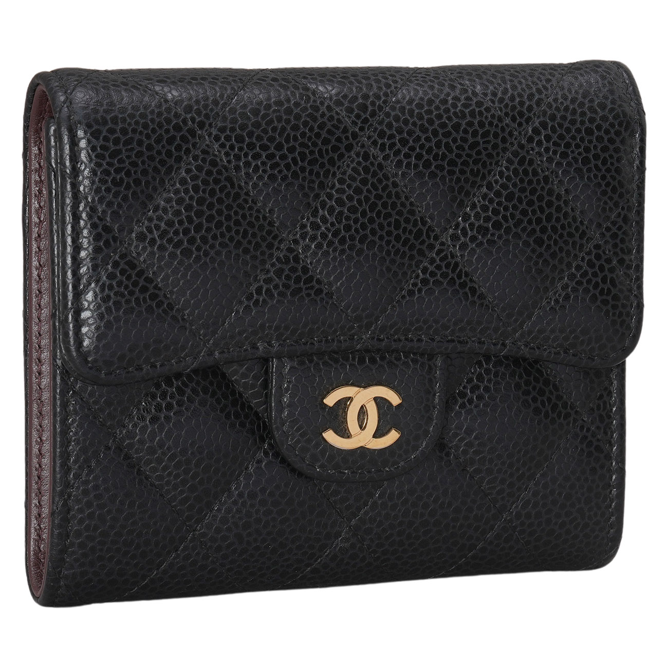 CHANEL(USED)샤넬 캐비어 클래식 반지갑