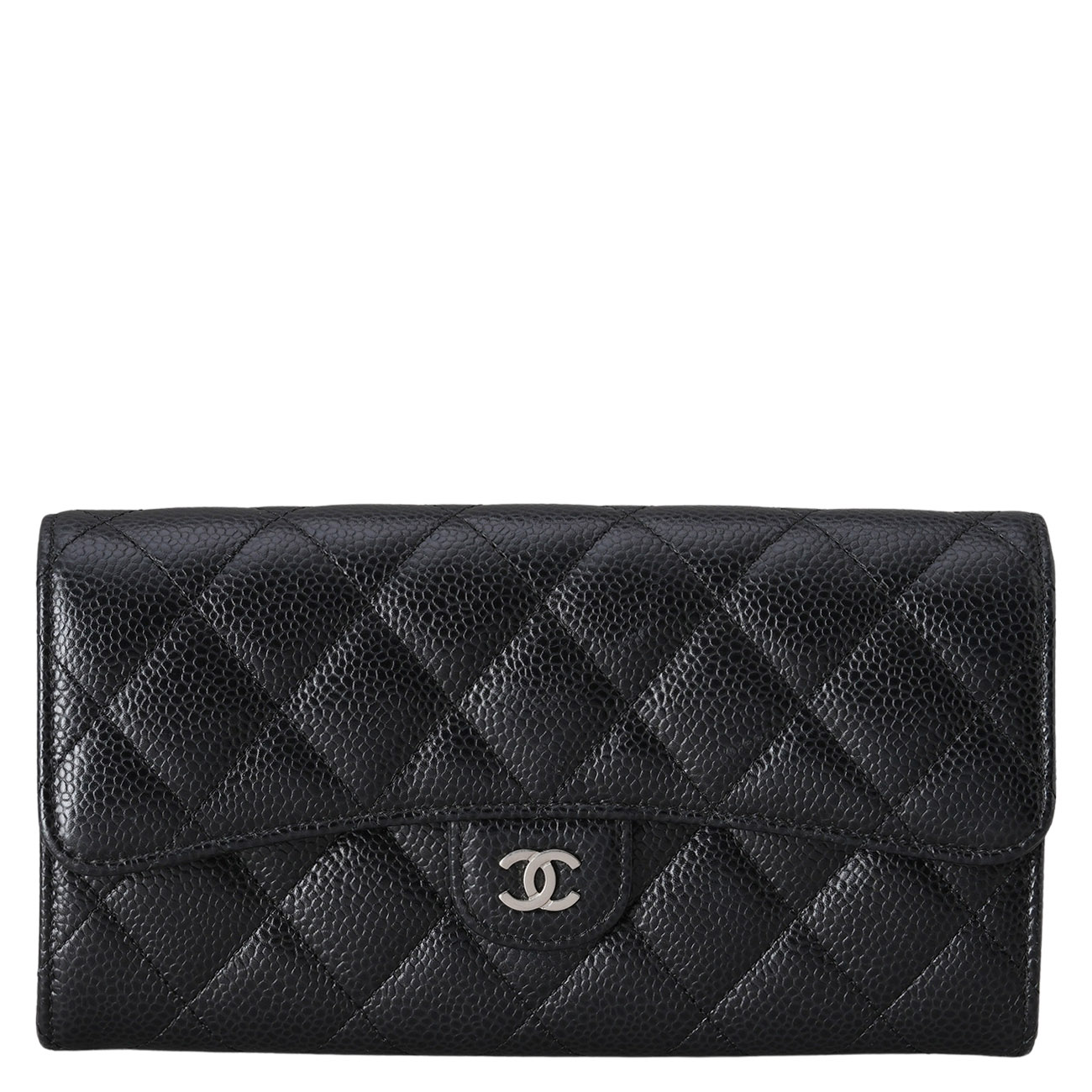 CHANEL(USED)샤넬 캐비어 클래식 플랩 장지갑