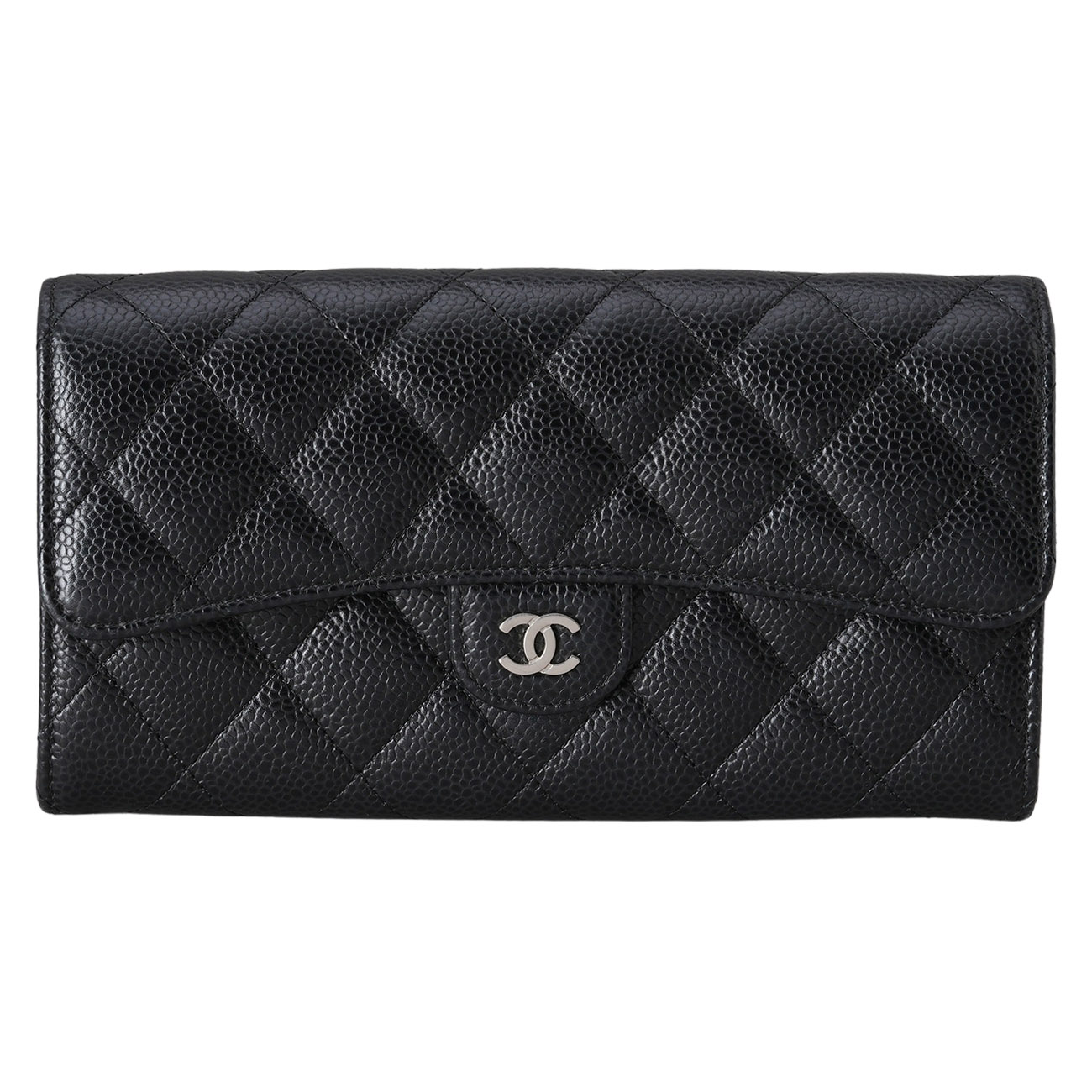 CHANEL(USED)샤넬 캐비어 클래식 플랩 장지갑