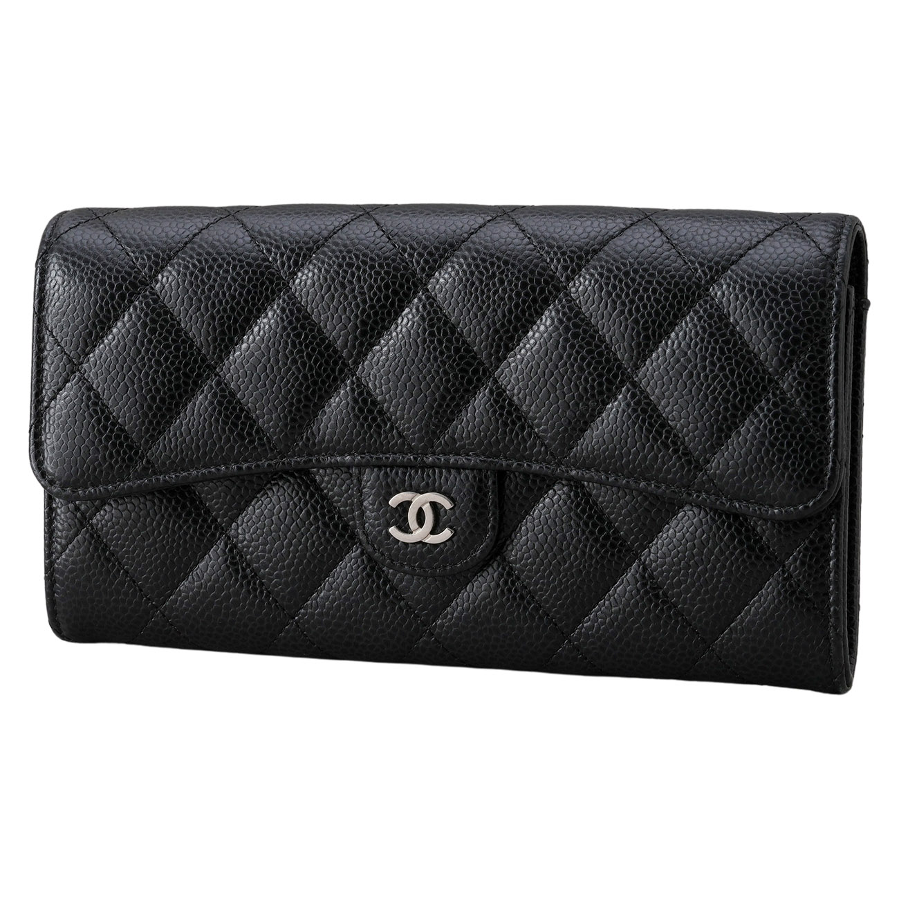 CHANEL(USED)샤넬 캐비어 클래식 플랩 장지갑
