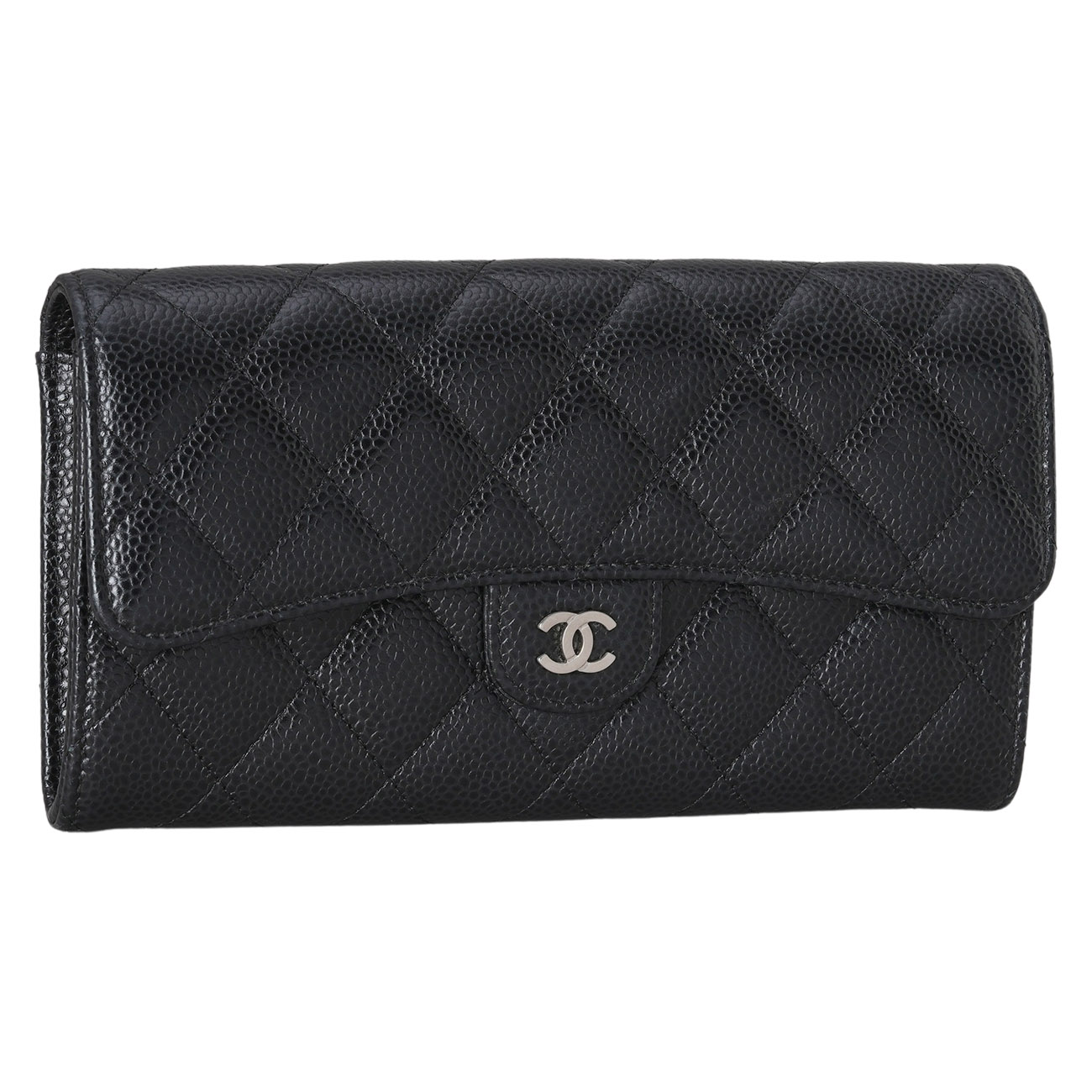 CHANEL(USED)샤넬 캐비어 클래식 플랩 장지갑