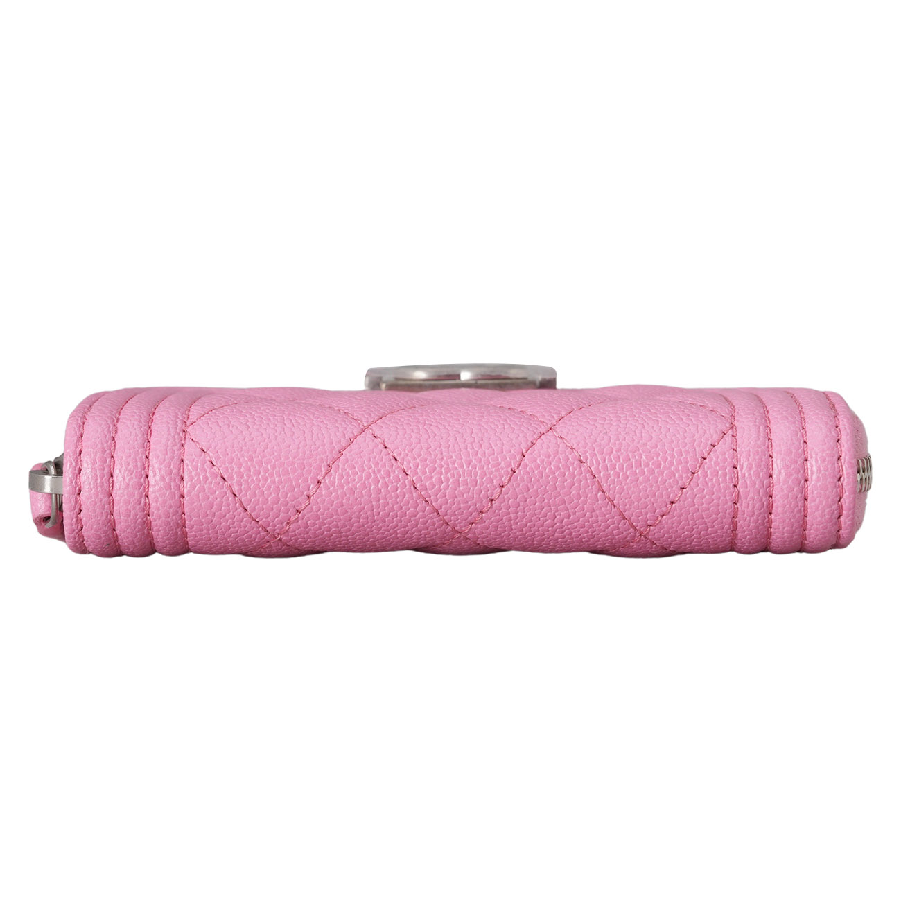 CHANEL(USED)샤넬 캐비어 보이샤넬 지퍼 카드지갑