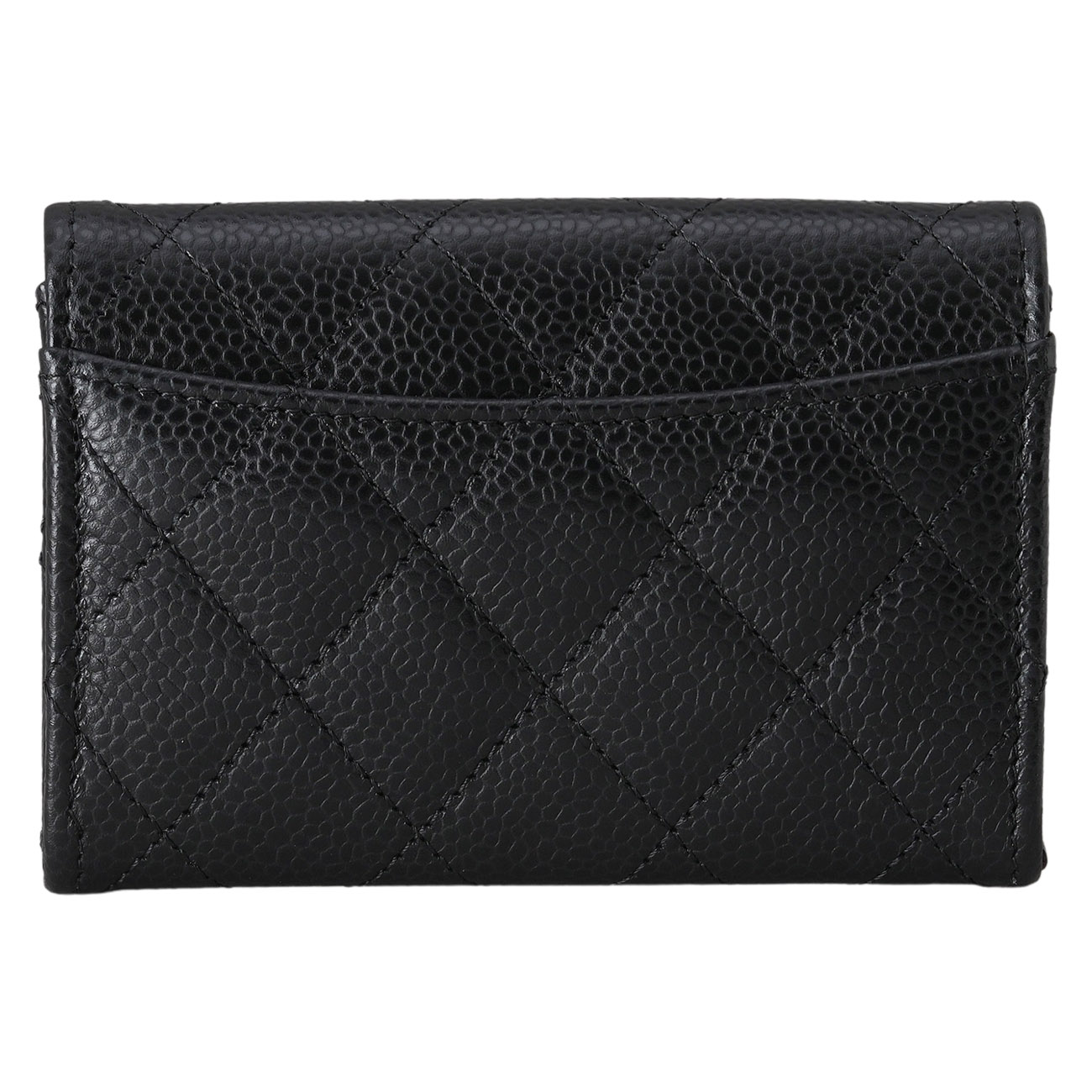 CHANEL(NEW)샤넬 AP0214 캐비어 클래식 플랩 카드지갑 은장 (새상품) NEW PRODUCT