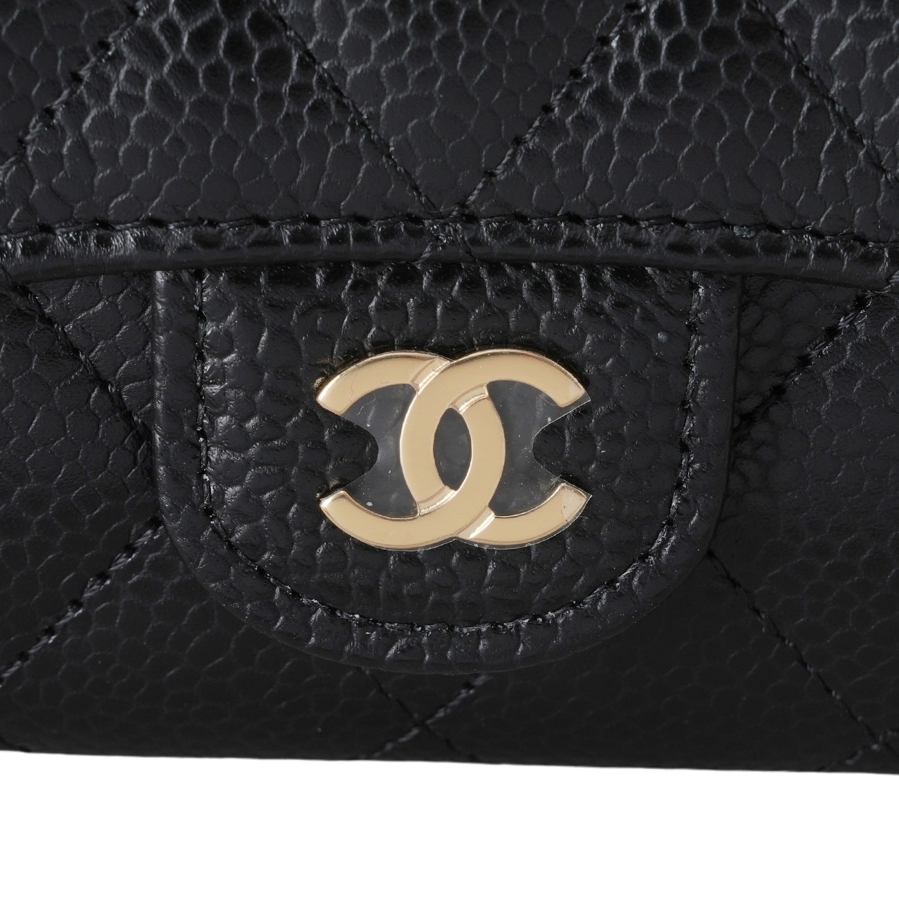 CHANEL(NEW)샤넬 AP0214 캐비어 클래식 플랩 카드지갑 은장 (새상품) NEW PRODUCT