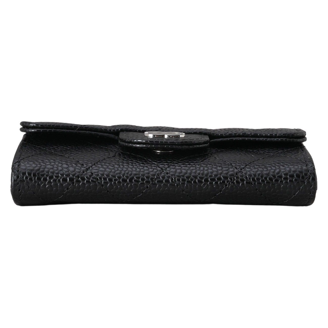 CHANEL(NEW)샤넬 AP0214 캐비어 클래식 플랩 카드지갑 은장 (새상품) NEW PRODUCT