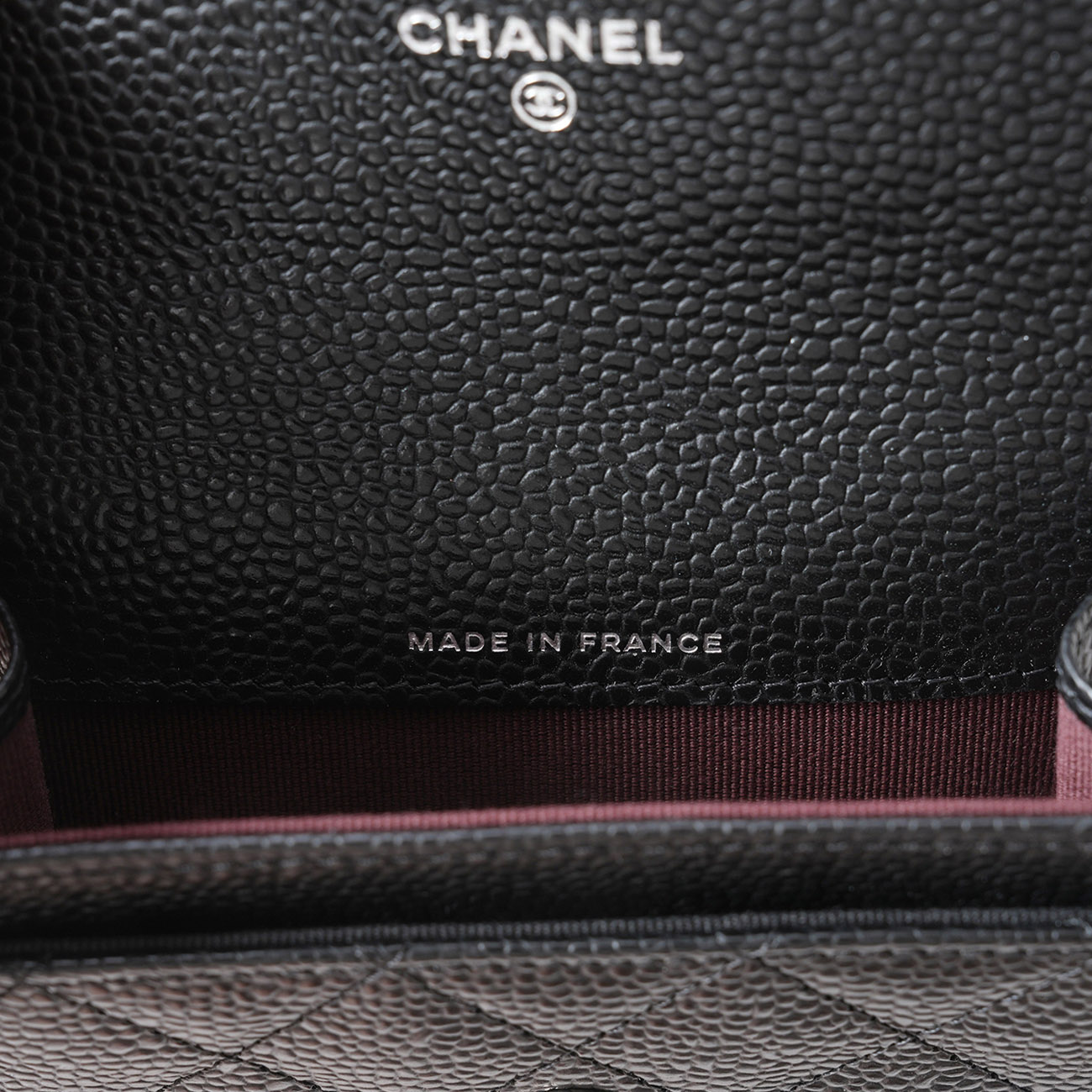 CHANEL(NEW)샤넬 AP0214 캐비어 클래식 플랩 카드지갑 은장 (새상품) NEW PRODUCT