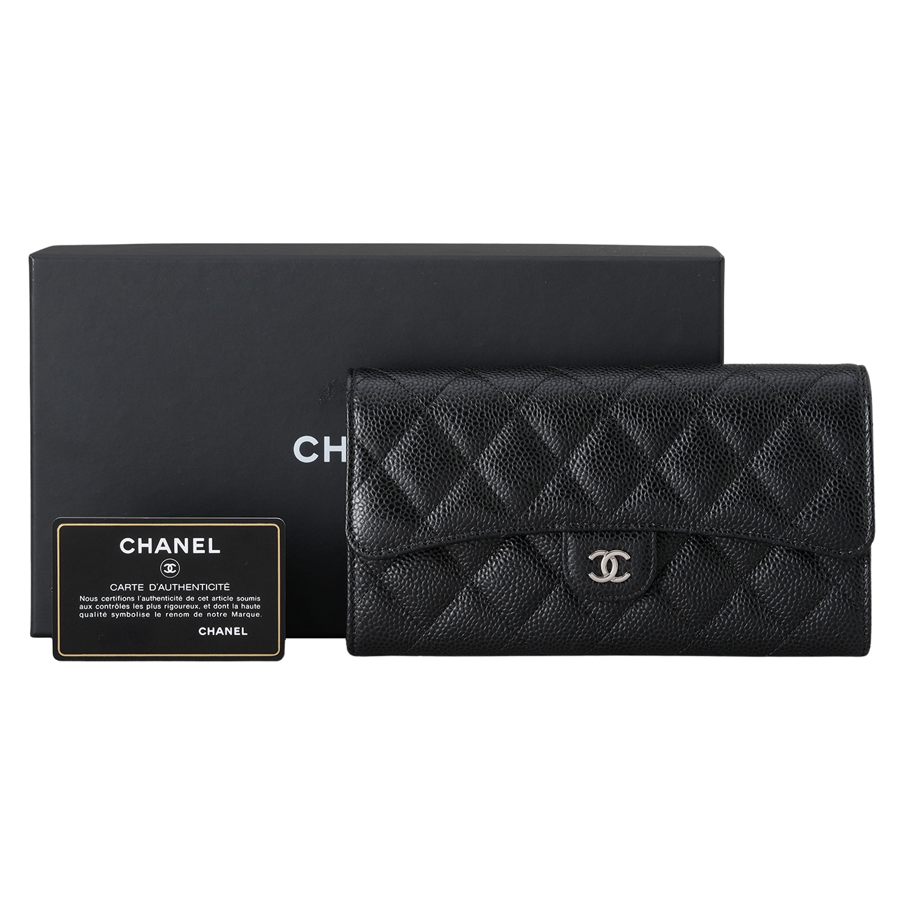 CHANEL(USED)샤넬 캐비어 클래식 장지갑