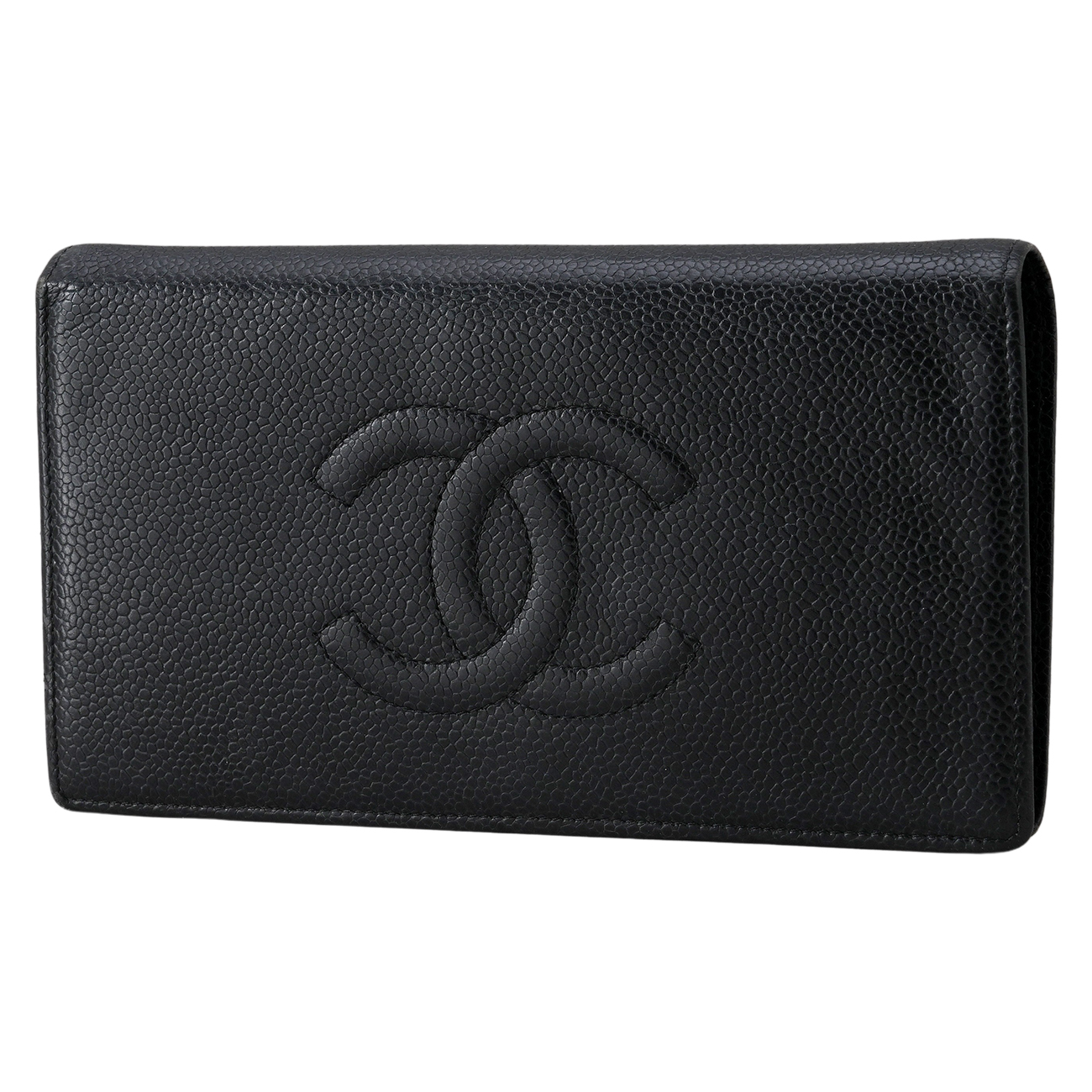 CHANEL(USED)샤넬 CC로고 장지갑