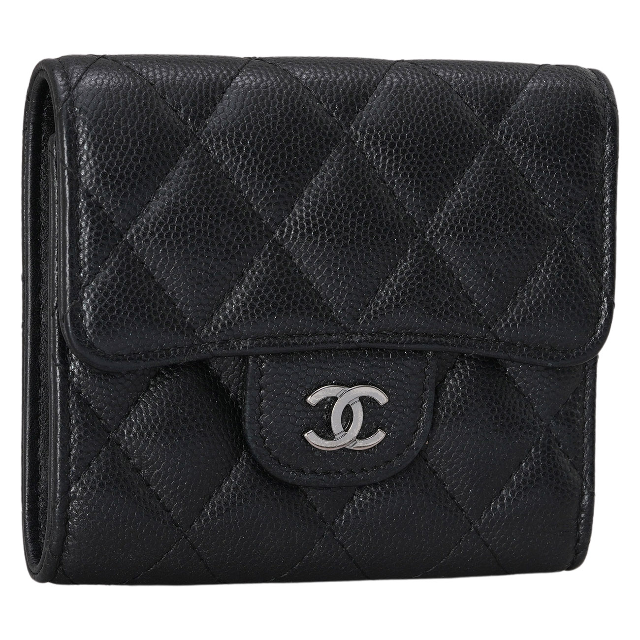 CHANEL(USED)샤넬 A84029 캐비어 클래식 반지갑