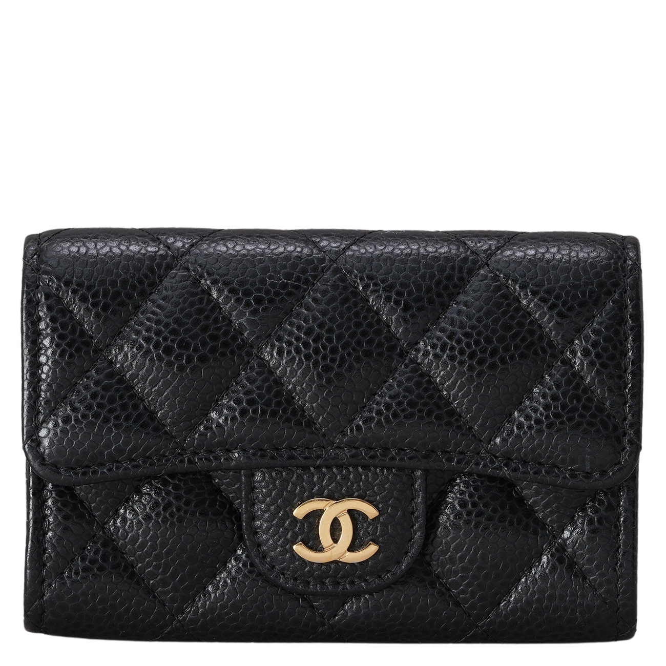 CHANEL(USED)샤넬 캐비어 클래식 카드지갑