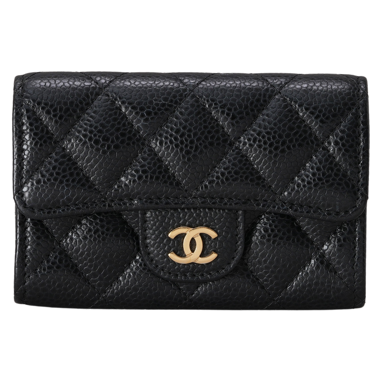 CHANEL(USED)샤넬 캐비어 클래식 카드지갑