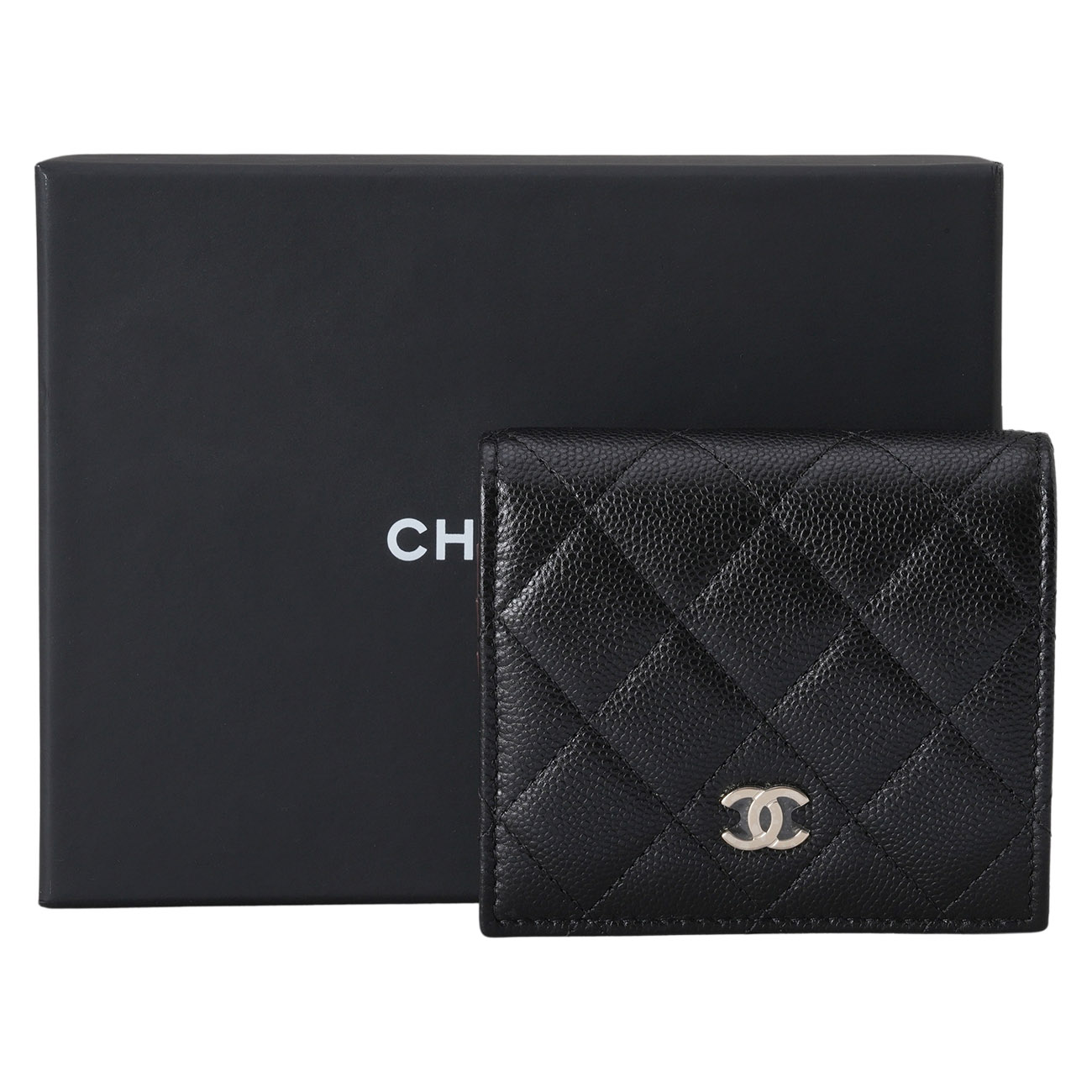 CHANEL(USED)샤넬 캐비어 반지갑
