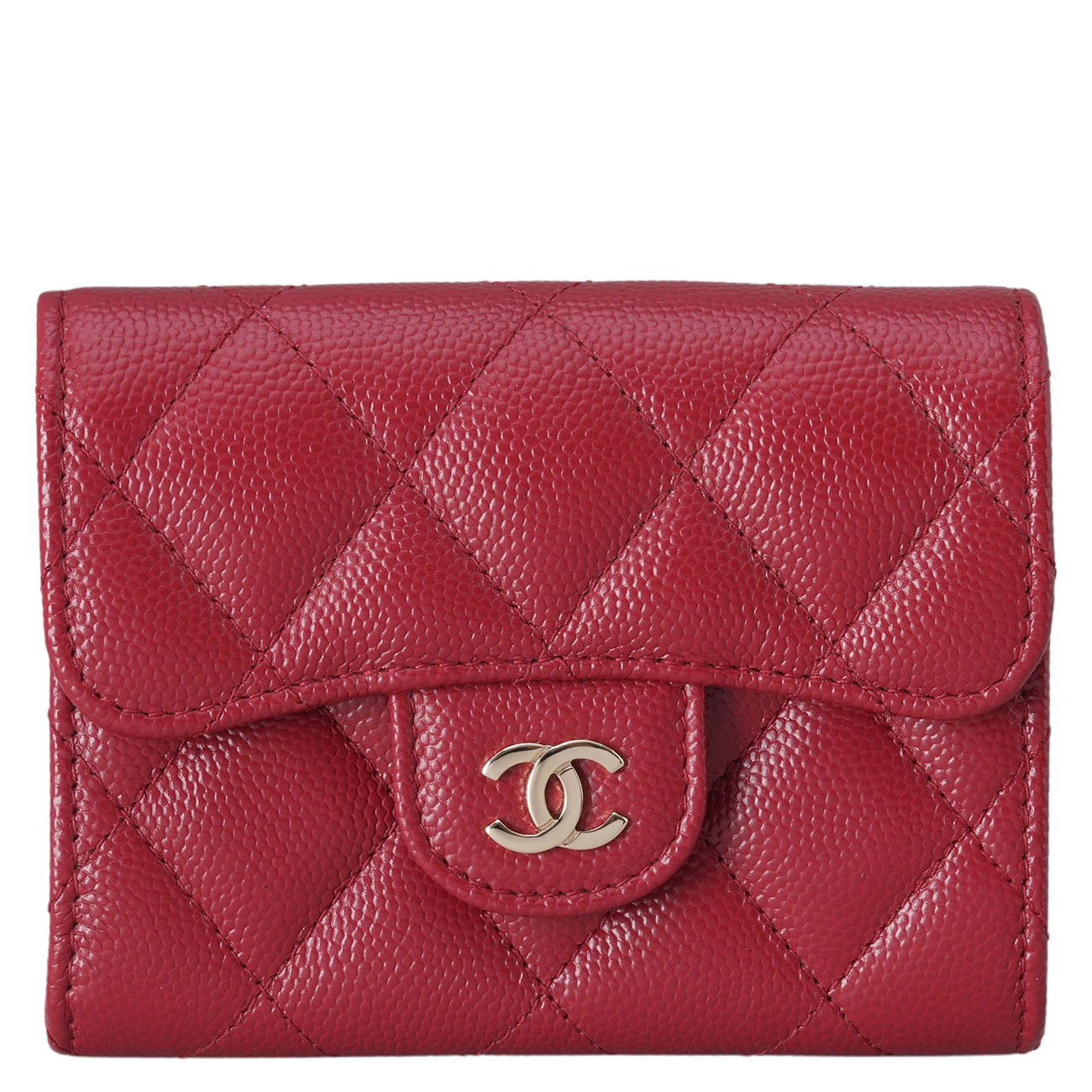 CHANEL(USED)샤넬 A31504 캐비어 카드지갑