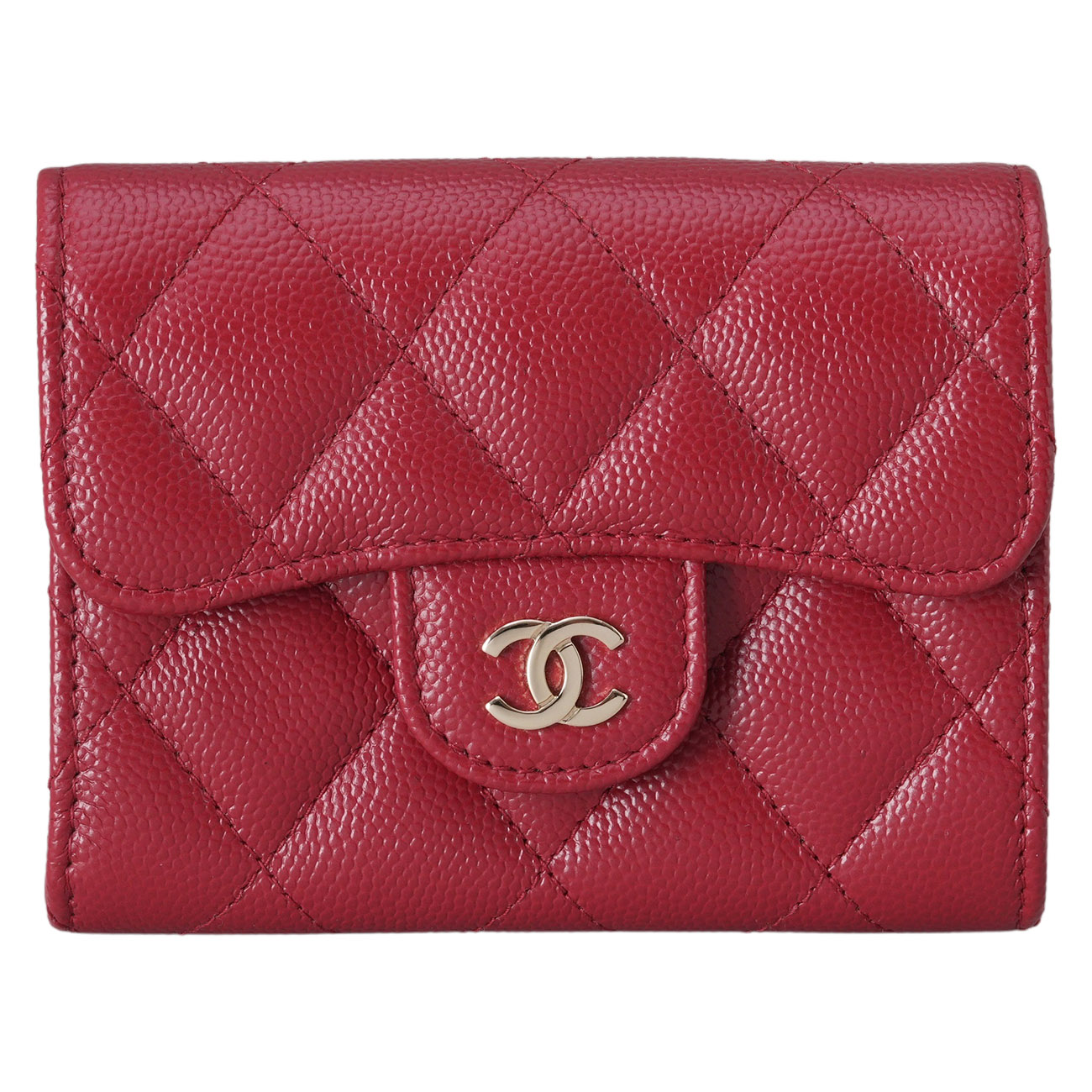 CHANEL(USED)샤넬 A31504 캐비어 카드지갑