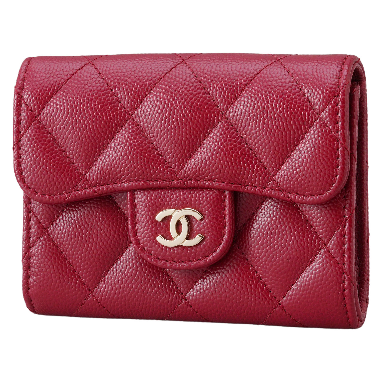CHANEL(USED)샤넬 A31504 캐비어 카드지갑