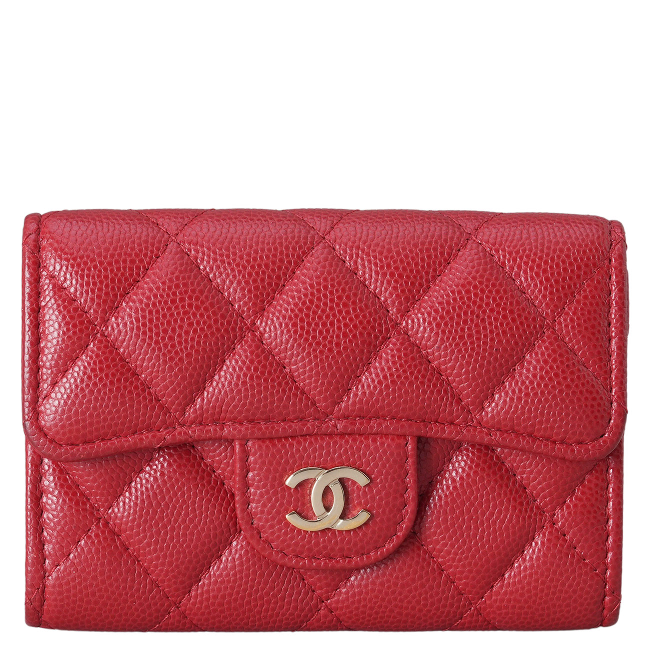 CHANEL(USED)샤넬 AP0214 캐비어 클래식 카드지갑