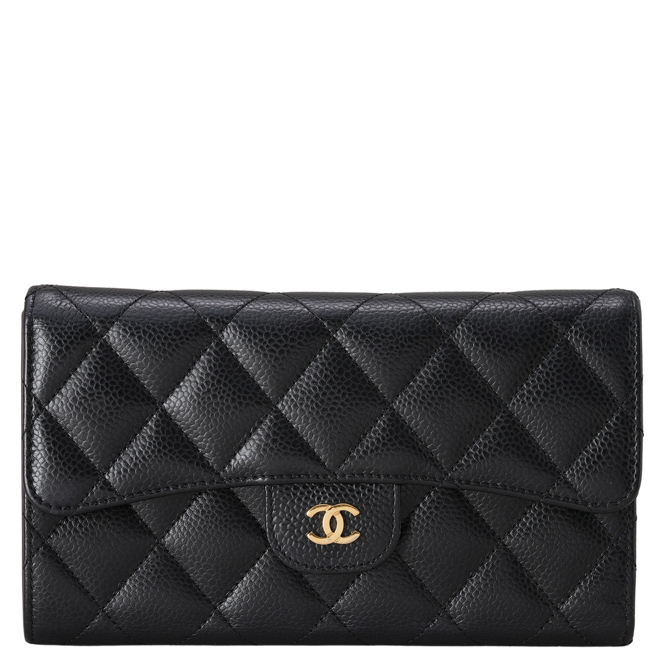 CHANEL(USED)샤넬 캐비어 클래식 플랩 장지갑