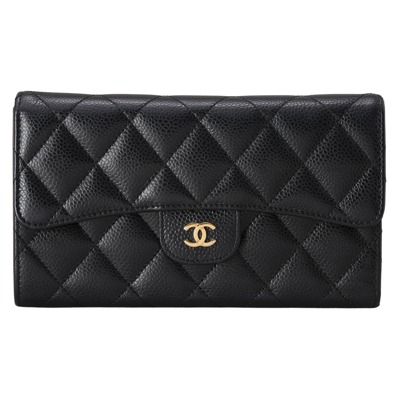 CHANEL(USED)샤넬 캐비어 클래식 플랩 장지갑