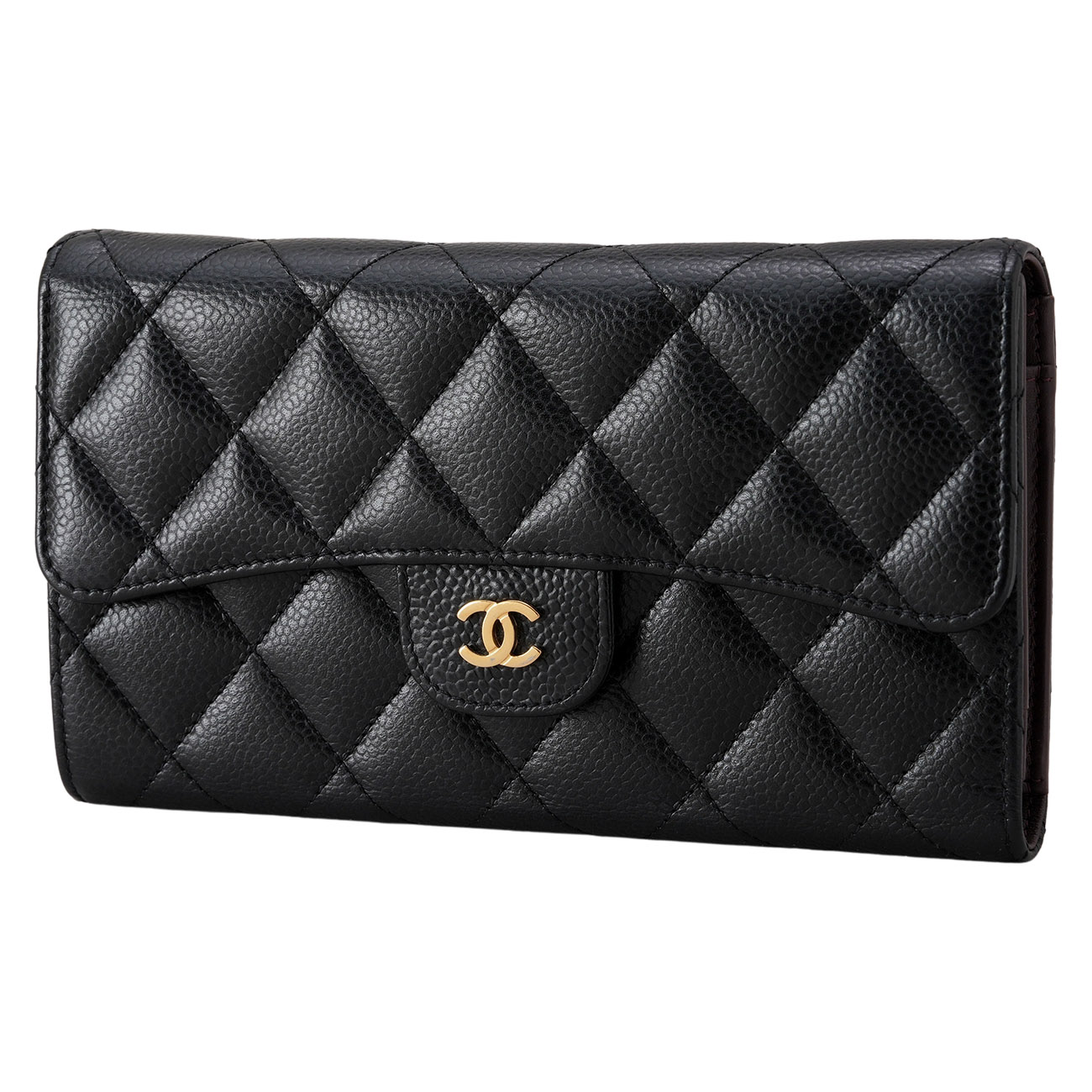 CHANEL(USED)샤넬 캐비어 클래식 플랩 장지갑