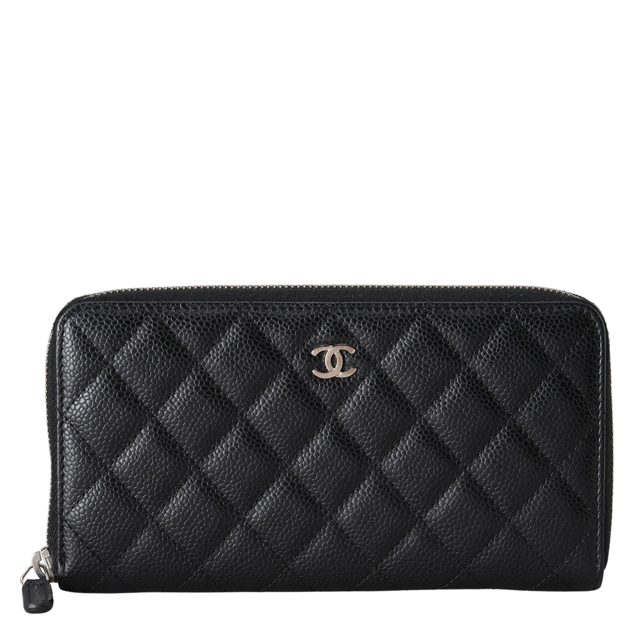 CHANEL(USED)샤넬 캐비어 클래식 지퍼 장지갑