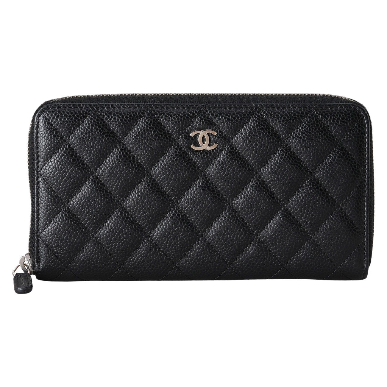 CHANEL(USED)샤넬 캐비어 클래식 지퍼 장지갑